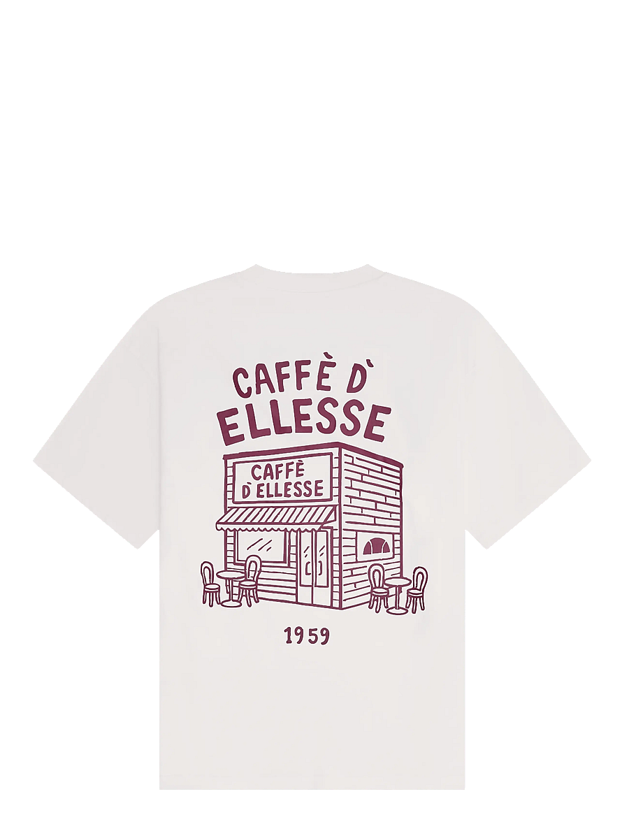 Ellesse - CAFFE TEE - kortermede t-skjorter - ecru - 2