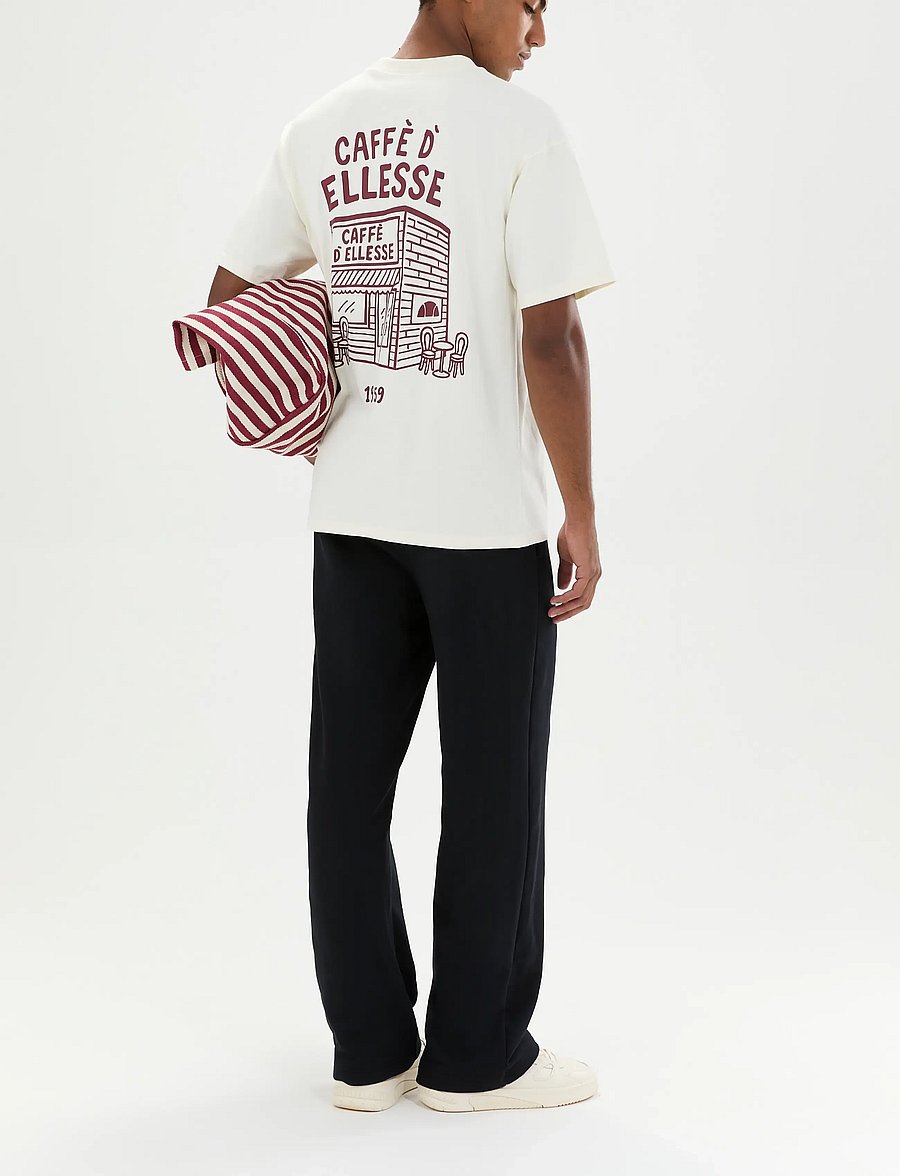 Ellesse - CAFFE TEE - kortermede t-skjorter - ecru - 4