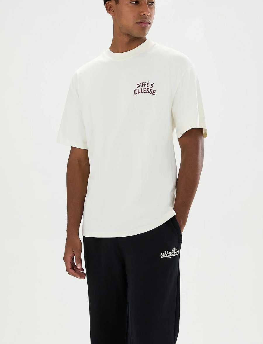Ellesse - CAFFE TEE - kortermede t-skjorter - ecru - 3
