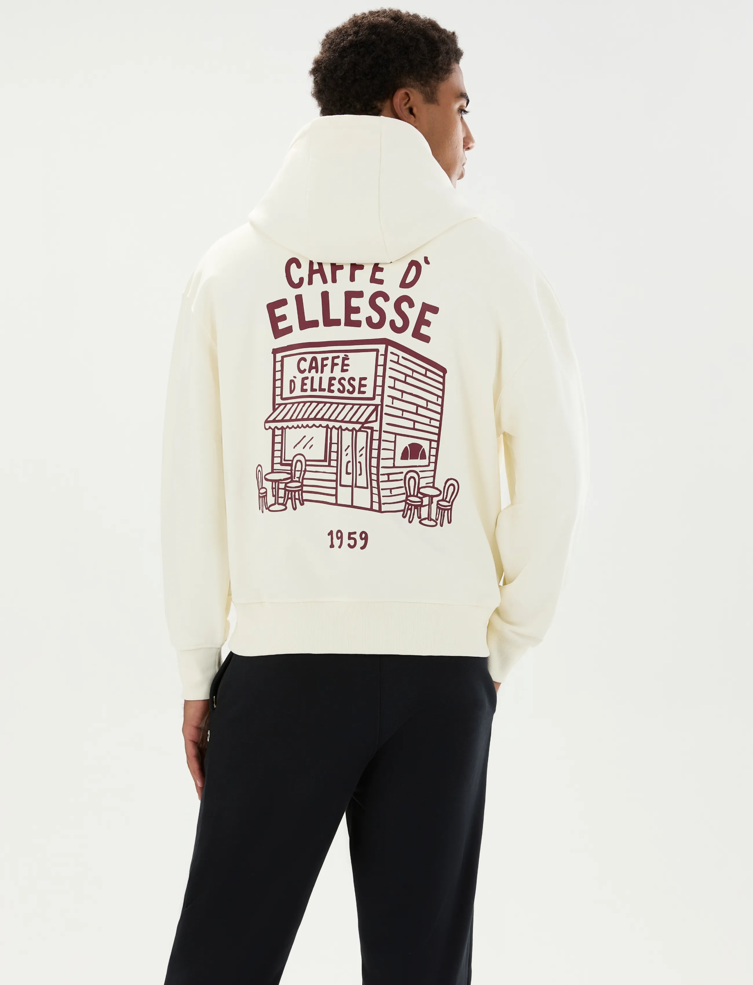 Ellesse CAFFE HOODIE - Tøj - ECRU / cream