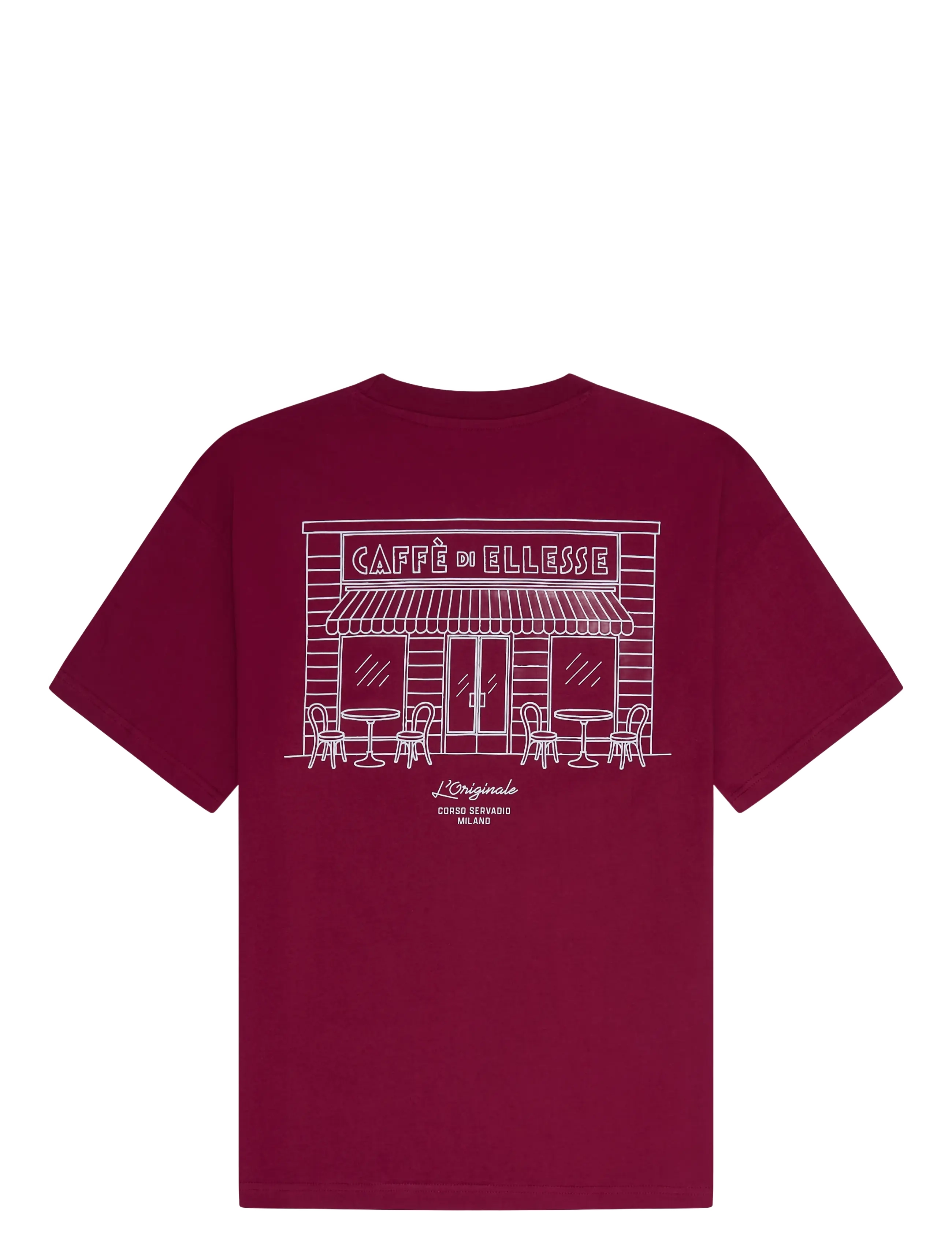 Ellesse - DECA TEE - crimson - 2