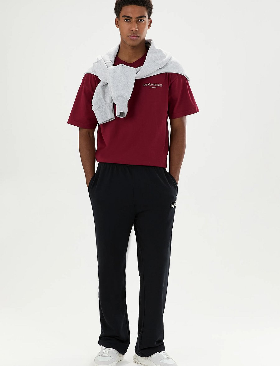 Ellesse - DECA TEE - lühikeste varrukatega t-särgid - crimson - 4