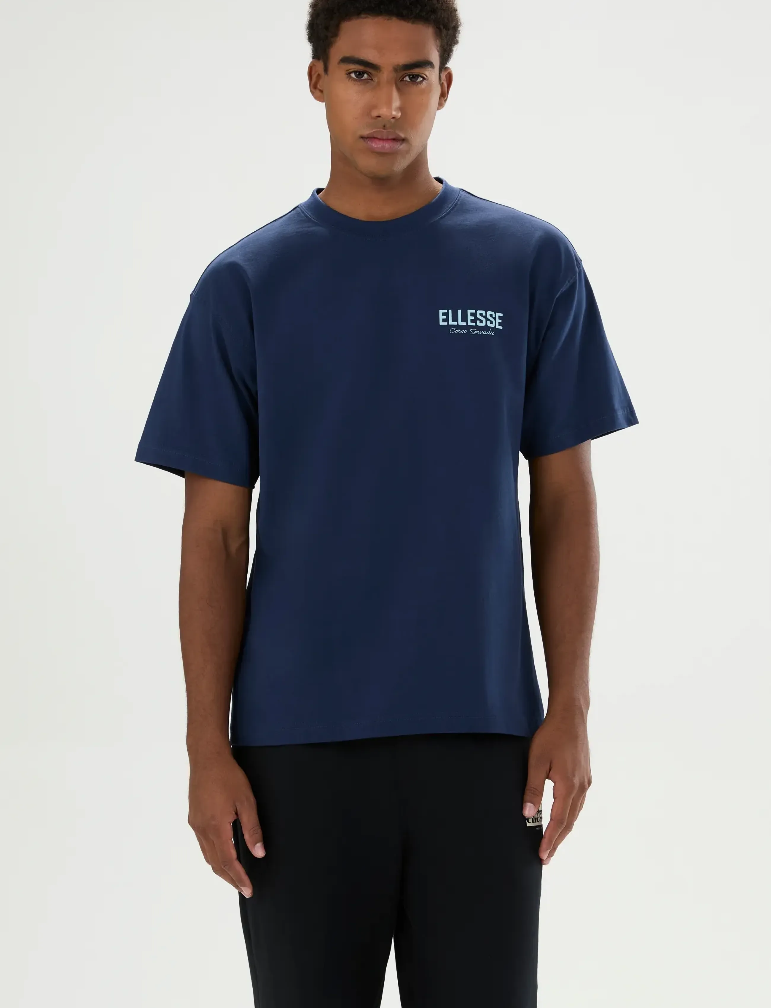 Ellesse DECA TEE - Tøj - NAVY / navy