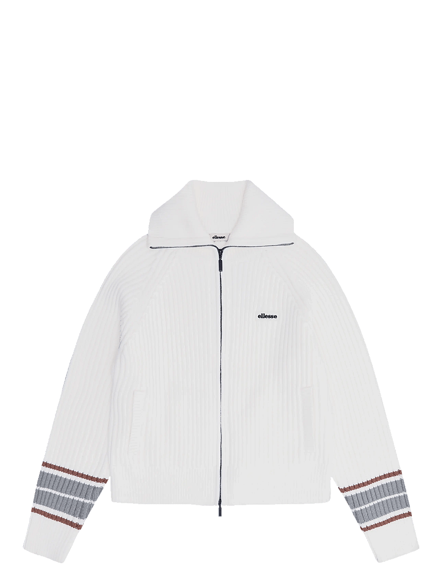 Ellesse - TOLLEGNO KNIT TRACK TOP - fullzip strik - ecru - 1