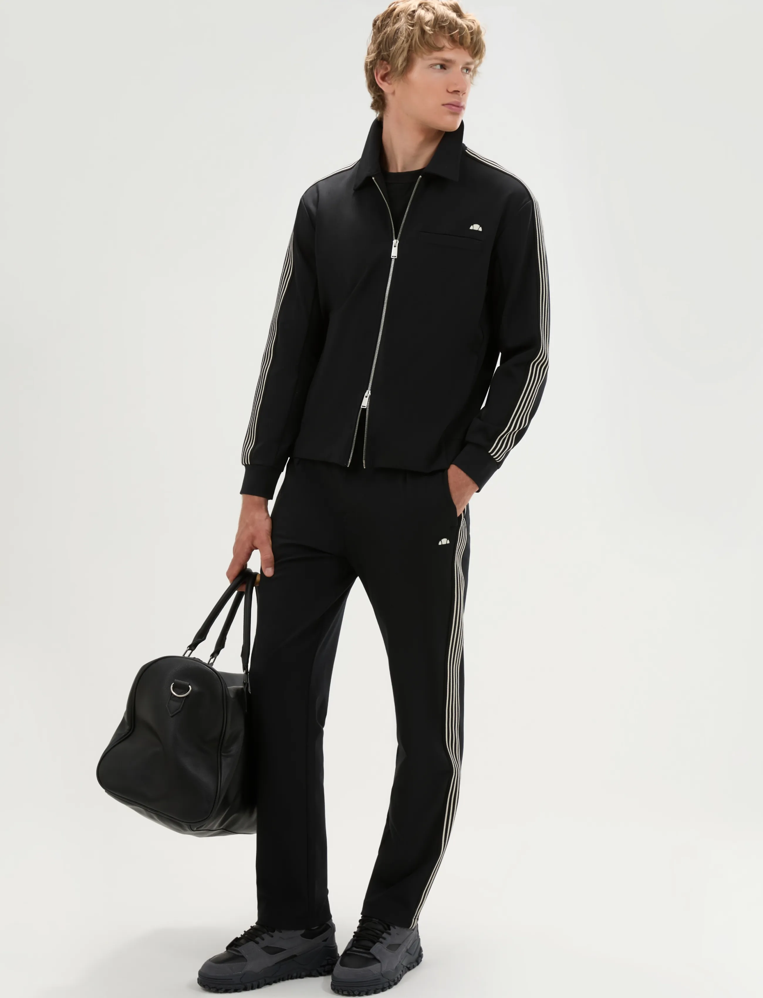 Ellesse LUCANTA TRACK TOP - Tøj - BLACK / black