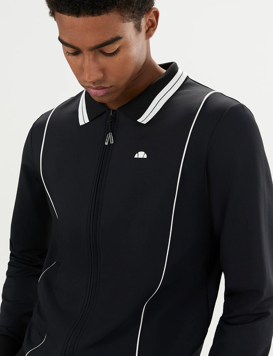 Ellesse - Avino Track Top - sweatshirts - black - 0