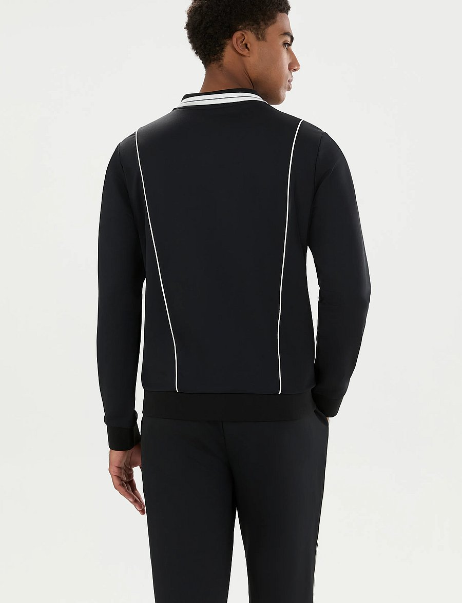 Ellesse - Avino Track Top - sweatshirts - black - 3