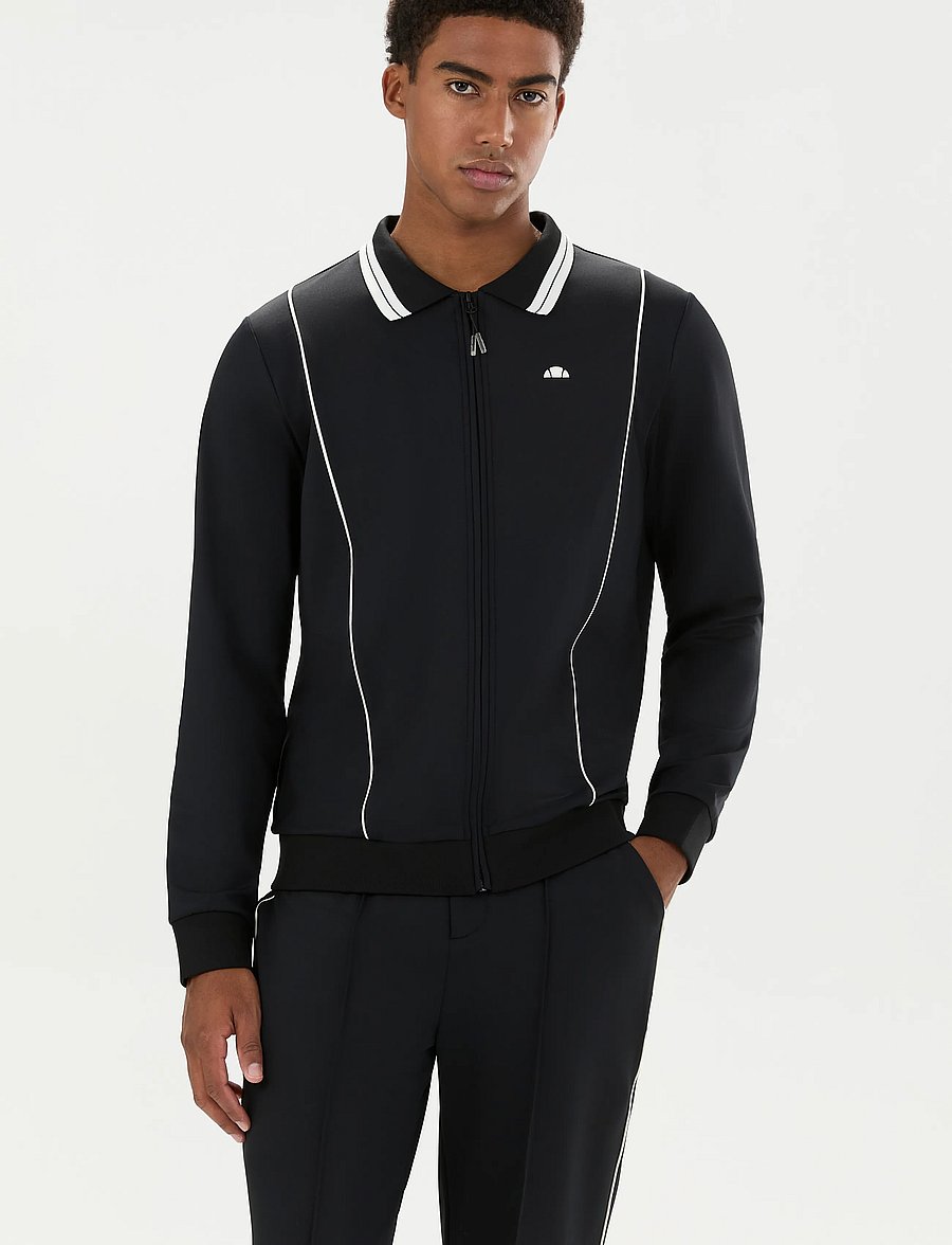 Ellesse - Avino Track Top - sweatshirts - black - 5