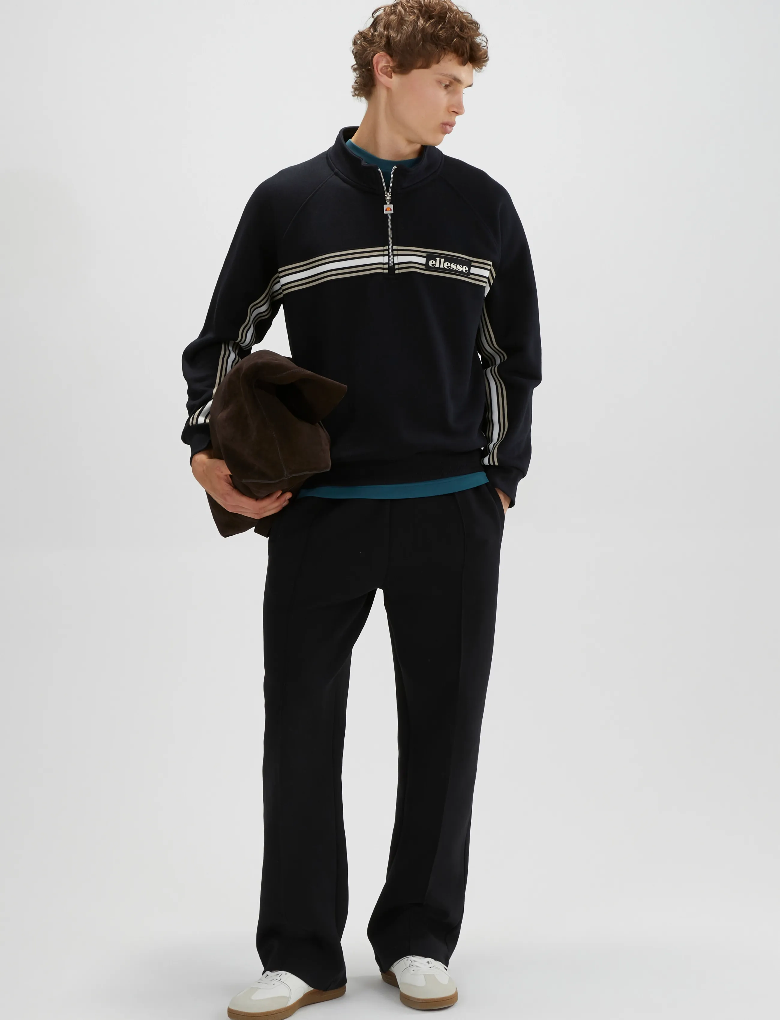 Ellesse - ROSSANTI 1/4 ZIP TOP - black - 3