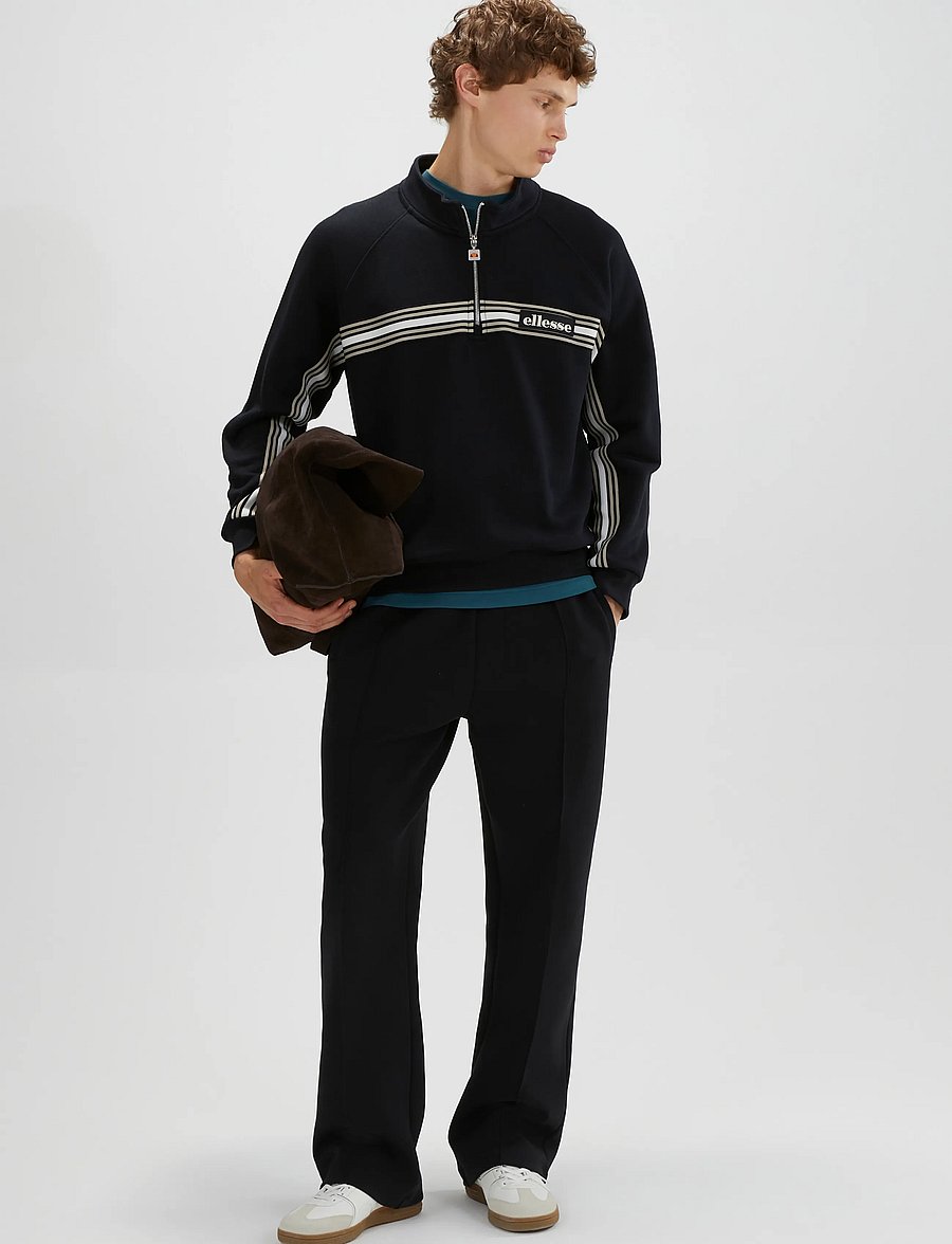 Ellesse - ROSSANTI 1/4 ZIP TOP - sweatshirts - black - 3