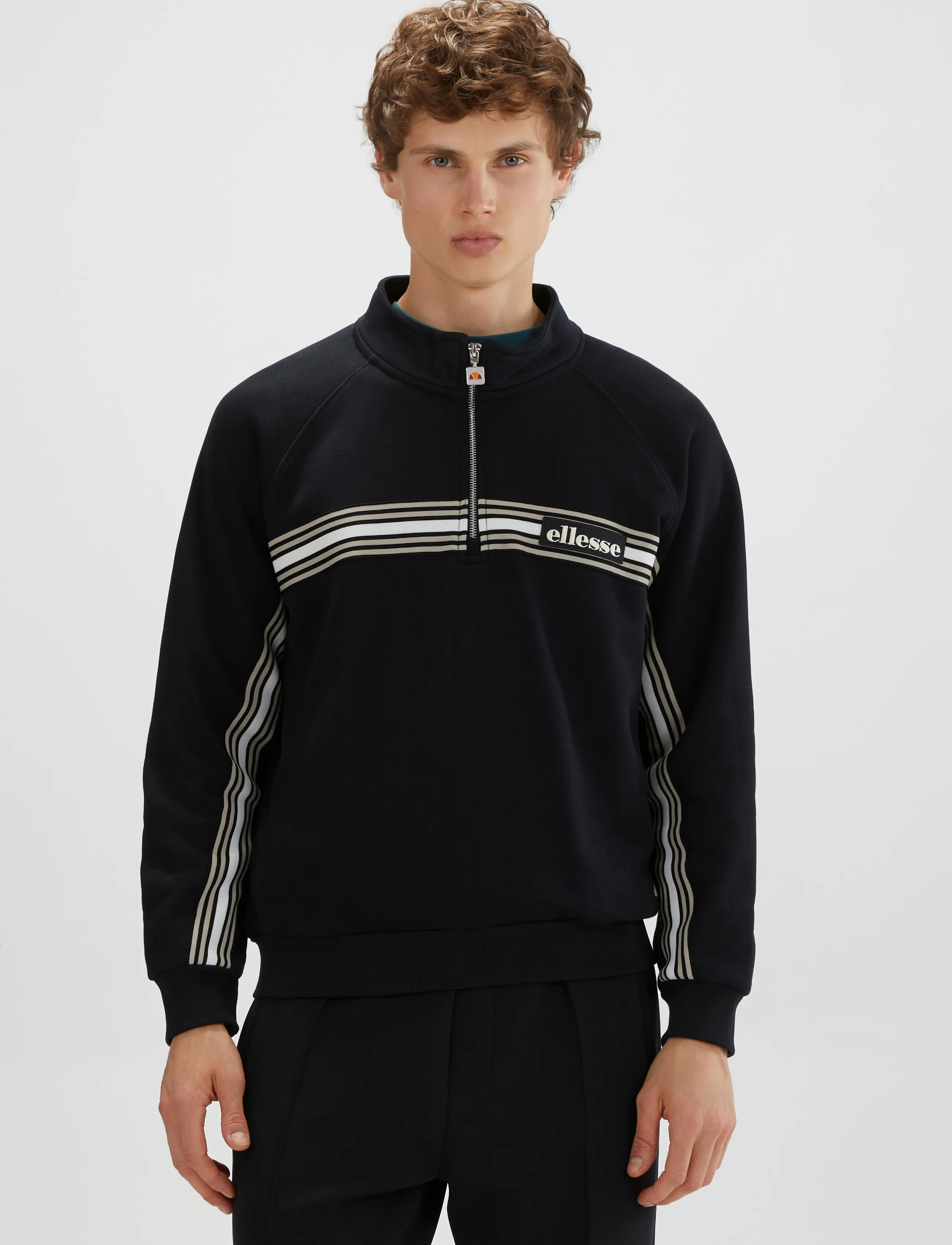 Ellesse - ROSSANTI 1/4 ZIP TOP - black - 5
