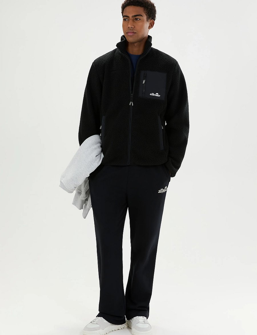 Ellesse - ZERANO 2 FZ JACKET - teddytröjor - black - 0