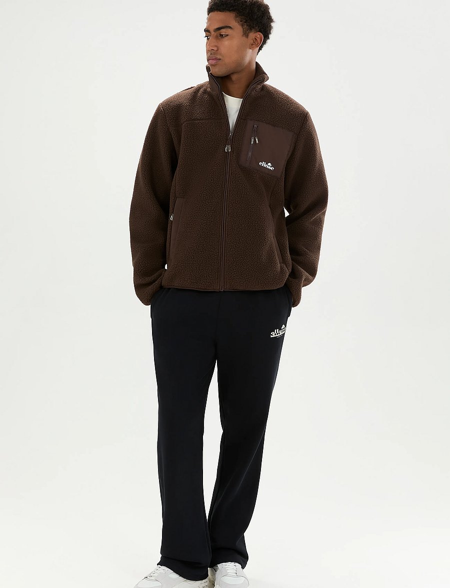 Ellesse - ZERANO 2 FZ JACKET - fleece-pullover - dark brown - 4