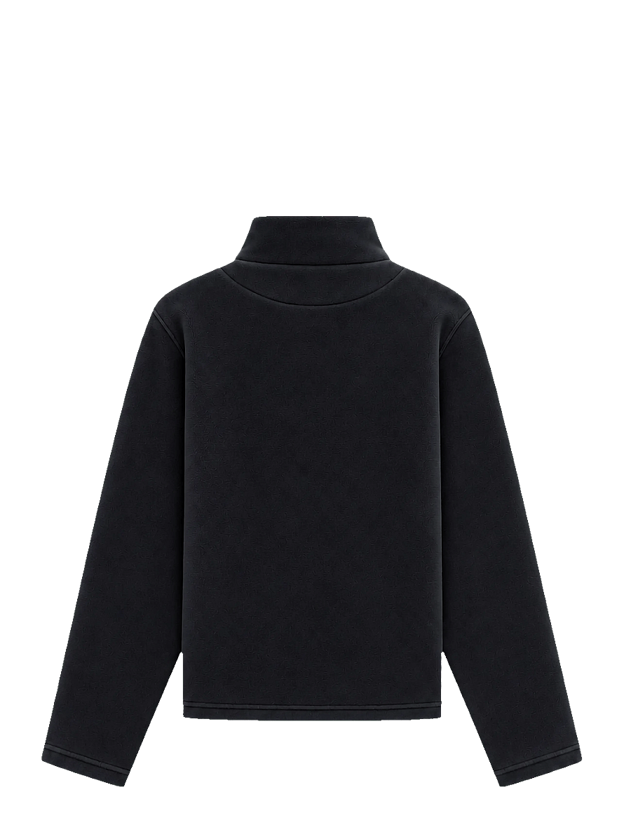 Ellesse - ZERANO 2 1/4 ZIP JACKET - sweatshirts - black - 2