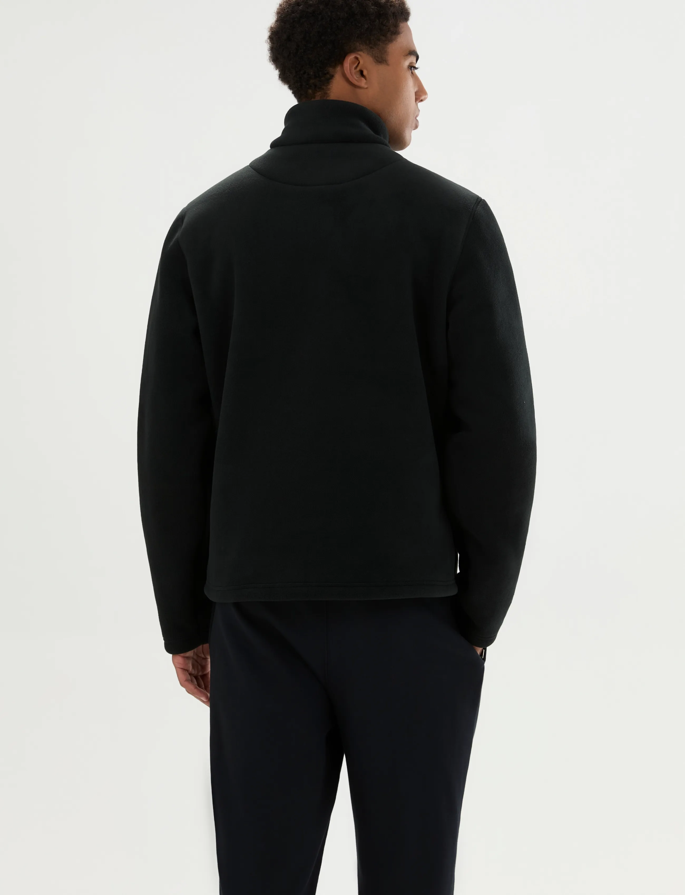 Ellesse - ZERANO 2 1/4 ZIP JACKET - sweatshirts - black - 4