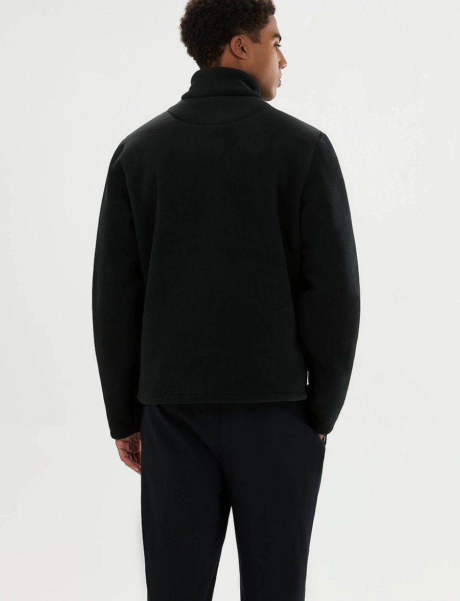 Ellesse - ZERANO 2 1/4 ZIP JACKET - sweatshirts - black - 4