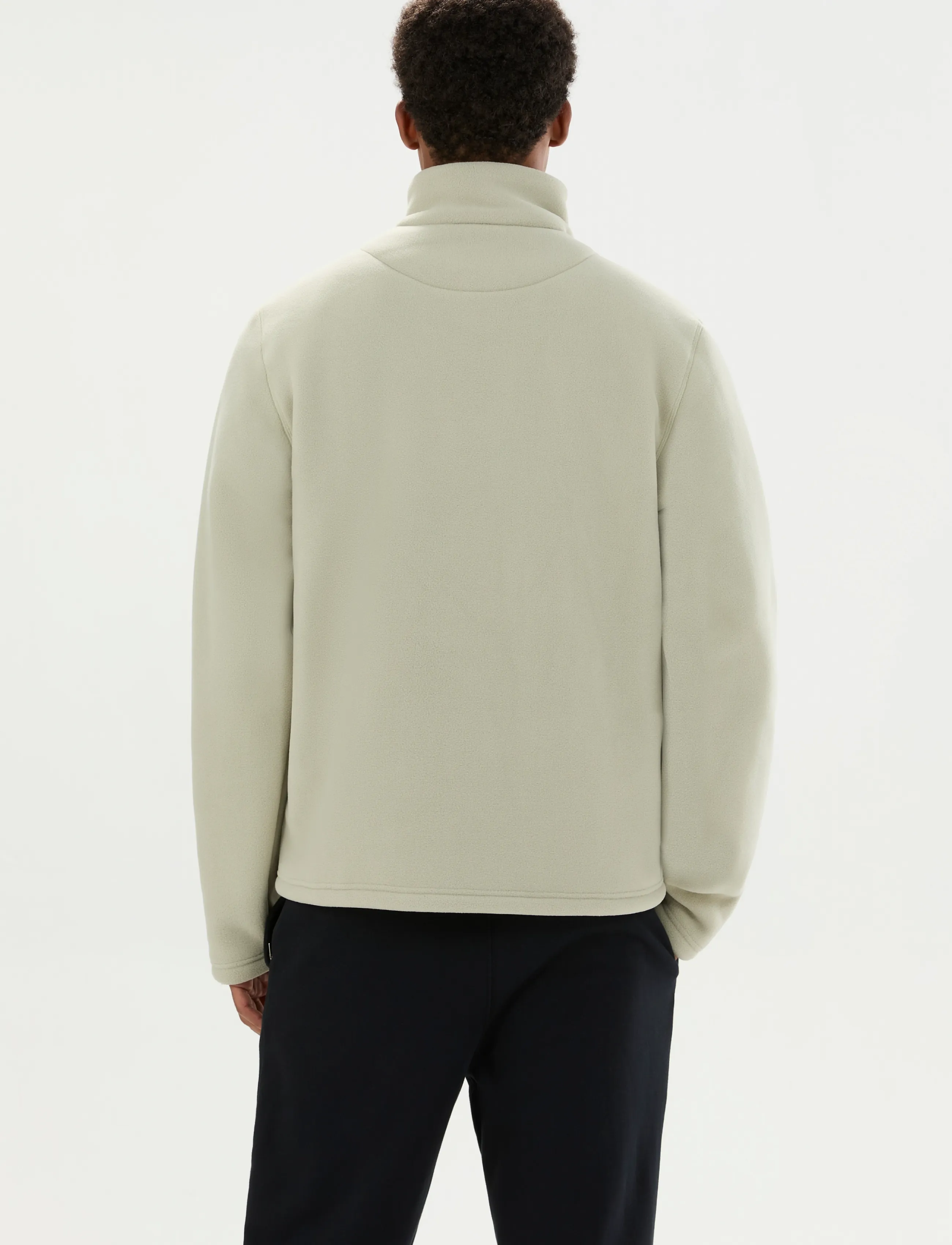 Ellesse ZERANO 2 1/4 ZIP JACKET - Sweatshirts & Hoodies - SAND / cream