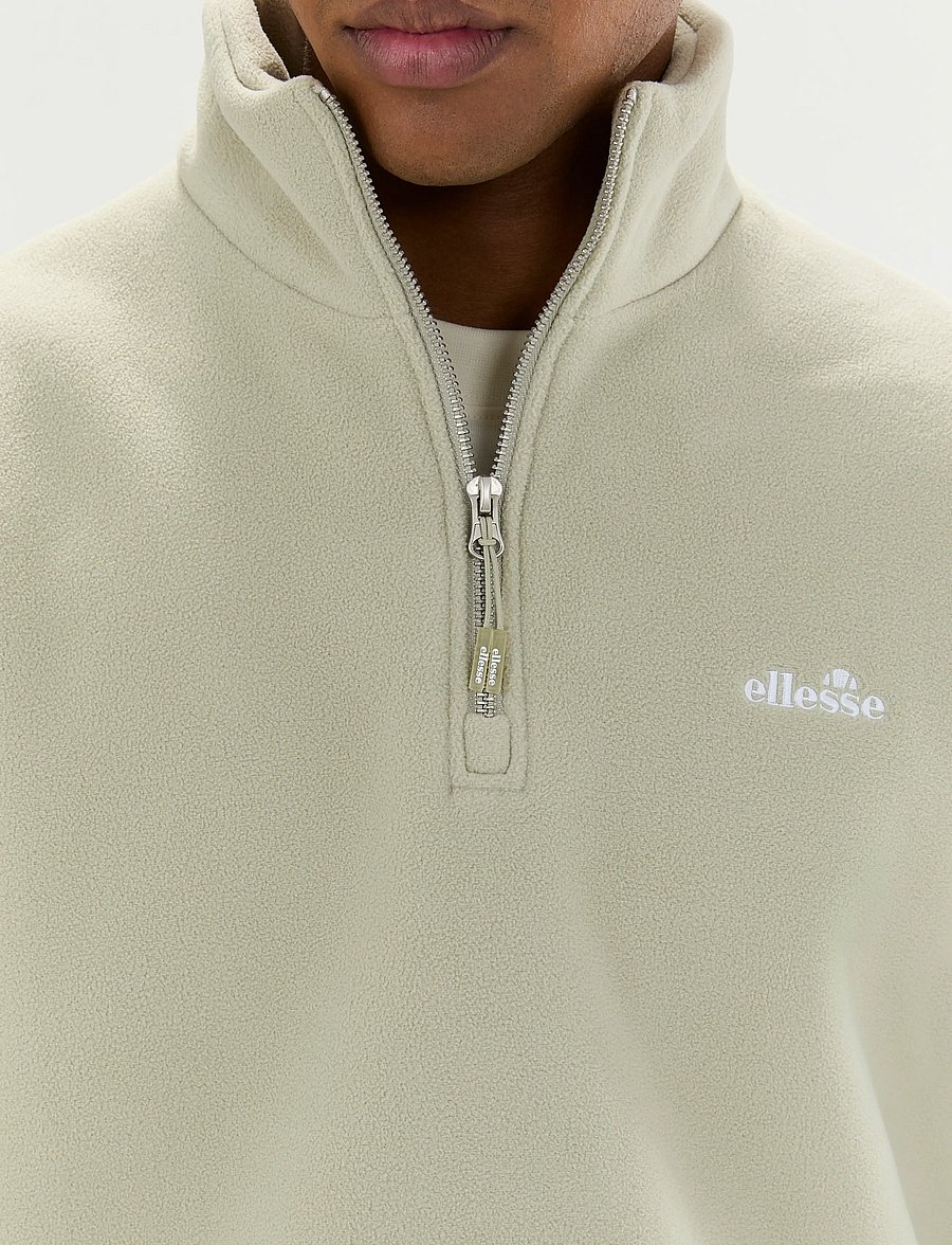 Ellesse - ZERANO 2 1/4 ZIP JACKET - sweatshirts - sand - 3