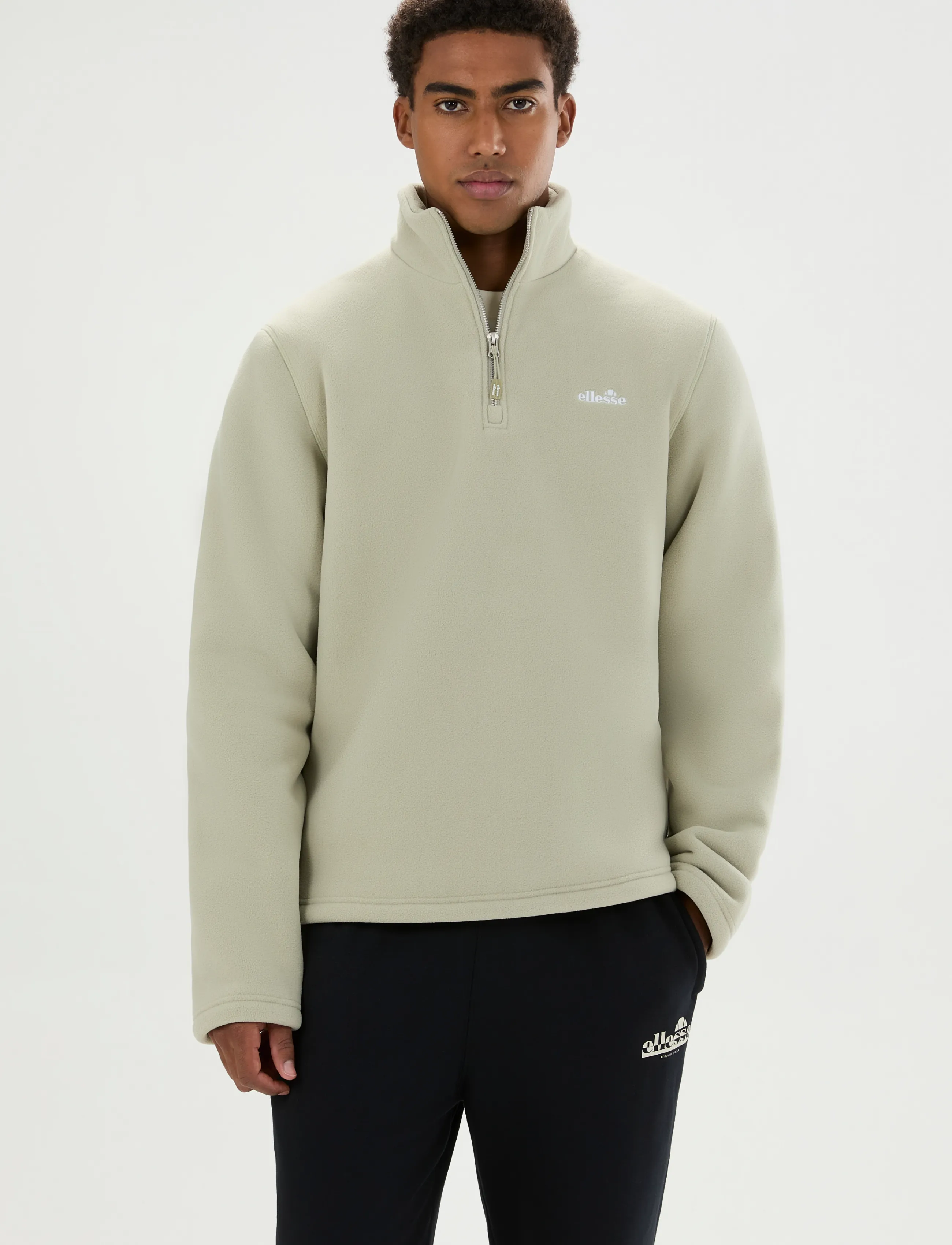 Ellesse - ZERANO 2 1/4 ZIP JACKET - sweatshirts - sand - 5