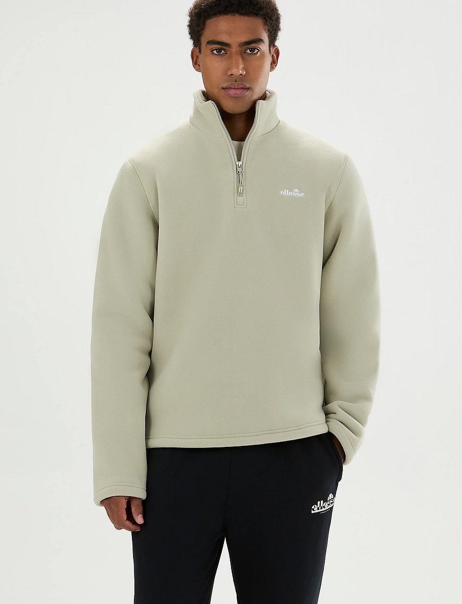 Ellesse - ZERANO 2 1/4 ZIP JACKET - sweatshirts - sand - 5