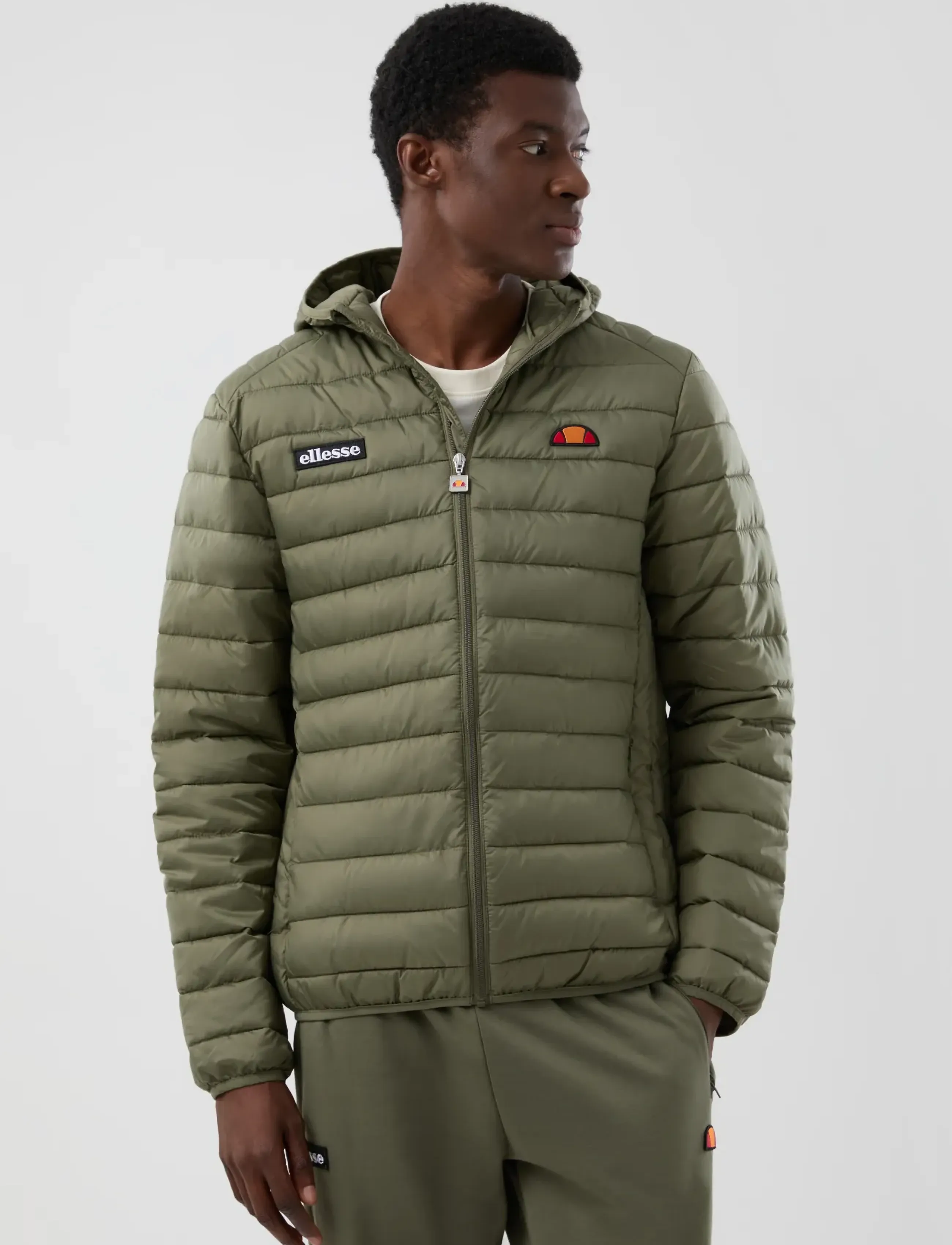 Ellesse - LOMBARDY PADDED JACKET - vinterjakker - olive - 4