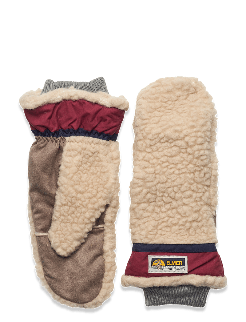 Elmer by Swany - TEDDY MTN-KHAKI - fäustlinge - beige/wine - 0