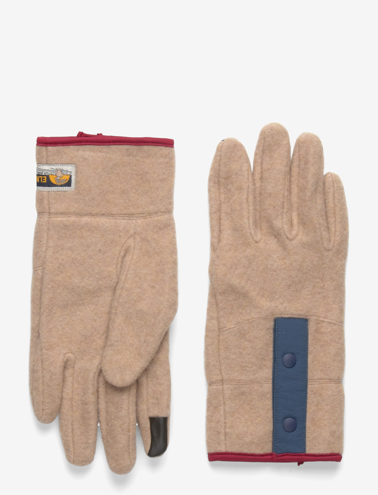 Elmer by Swany - ECO - RECYCLED WOOL FLEECE GLOVE-CAMEL - osta stiili järgi - camel - 0