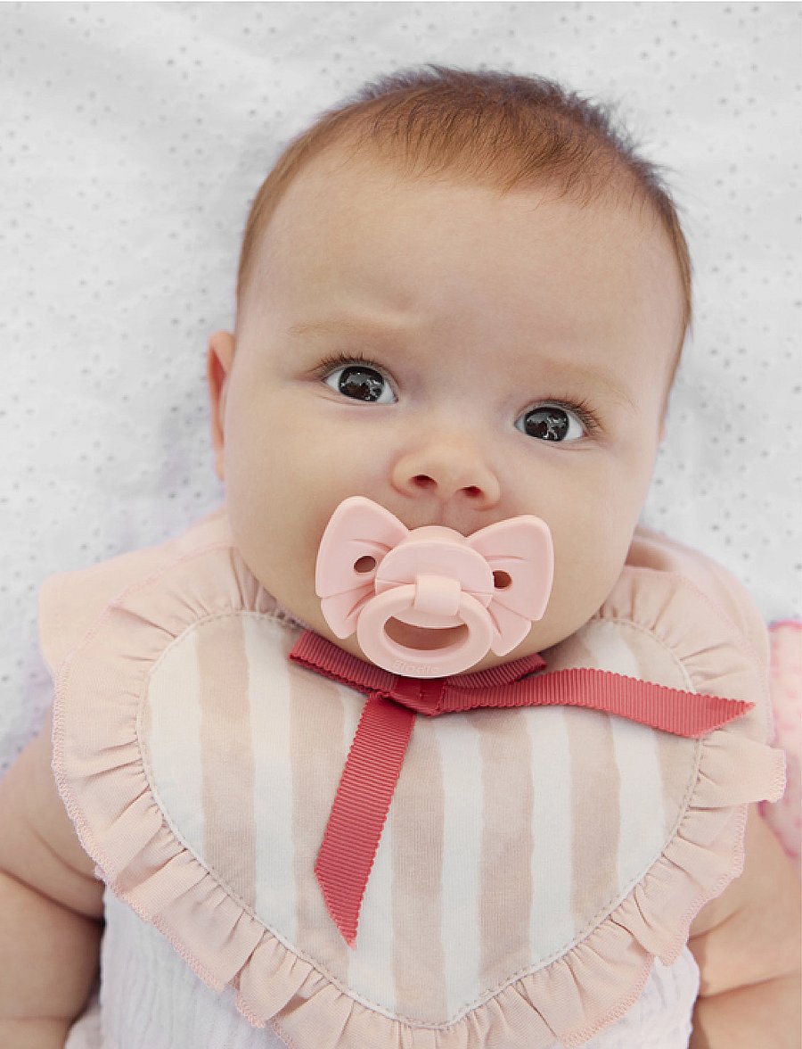 Elodie Details - Binky Bow - Misty Pink - schnuller - misty pink - 0