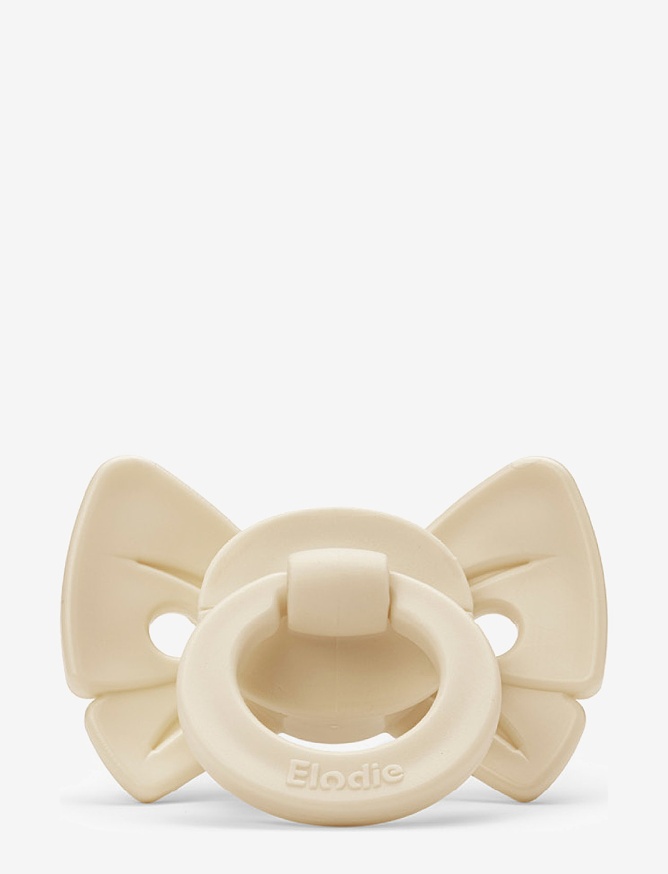 Elodie Details - Binky Bow - Oat White - nappar - oat white - 1