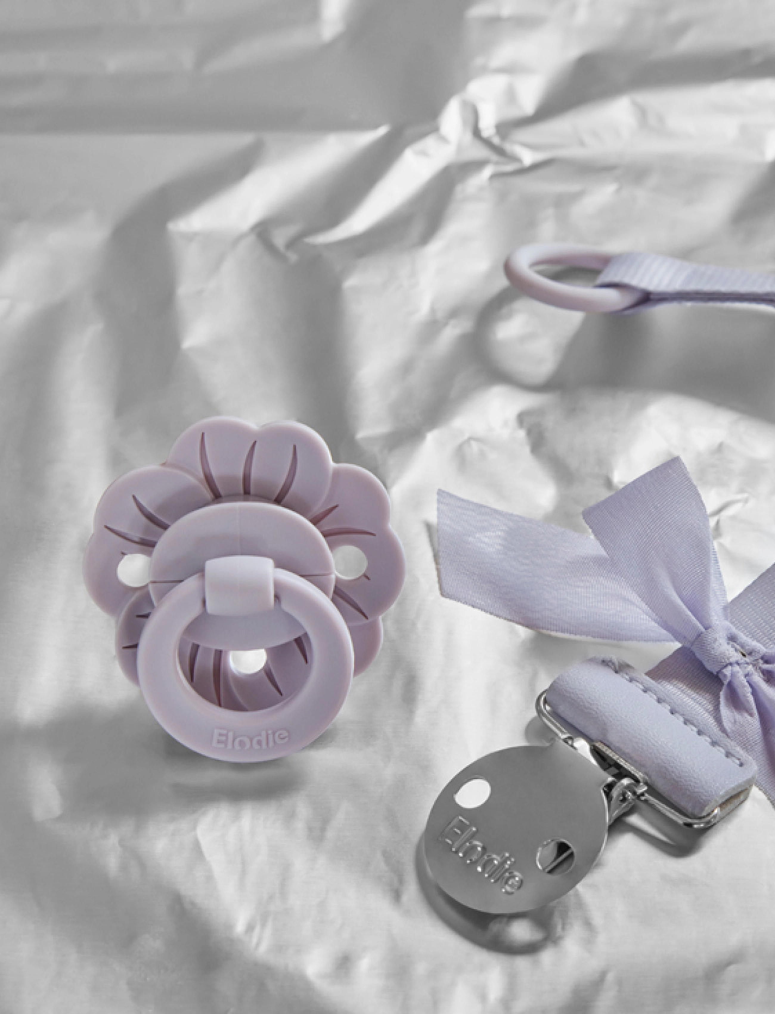 Elodie Details Binky Bloom - Lavender Love, 3 m, Purple, Sutter Og Tilbehør > Sutter, Børn