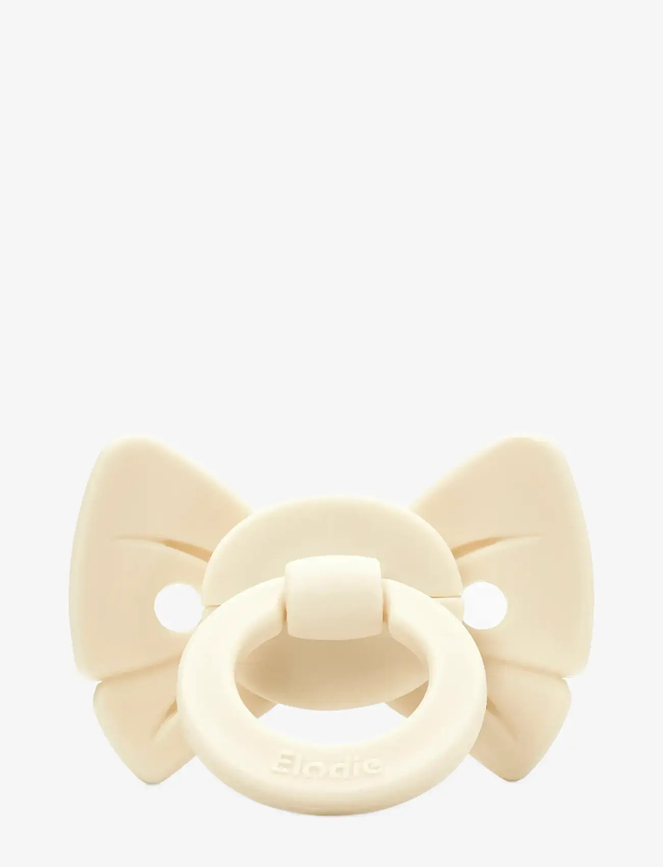 Elodie Details - Pacifier Binky Bow NB Oat White - schnuller - oat white - 1