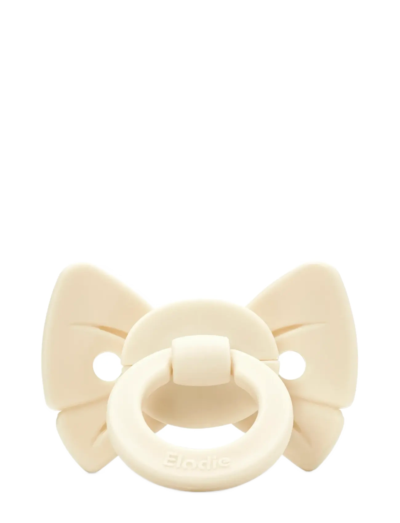 Elodie Details Pacifier Binky Bow NB Oat White - Schnuller - OAT WHITE / cream