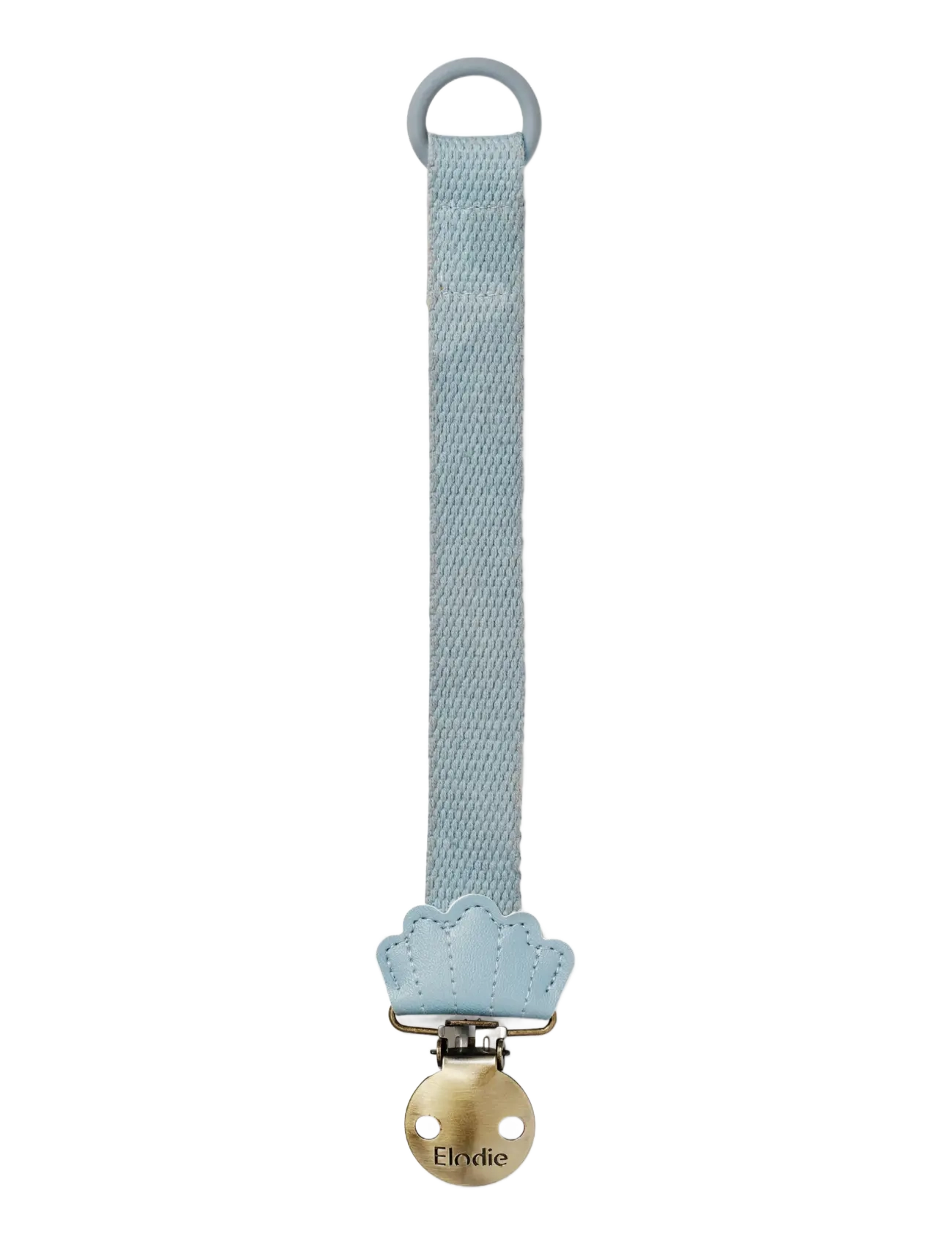 Elodie Details Pacifier Clip Sunrise Blue Scallop - Sutter & tilbehør - SUNRISE BLUE / blue