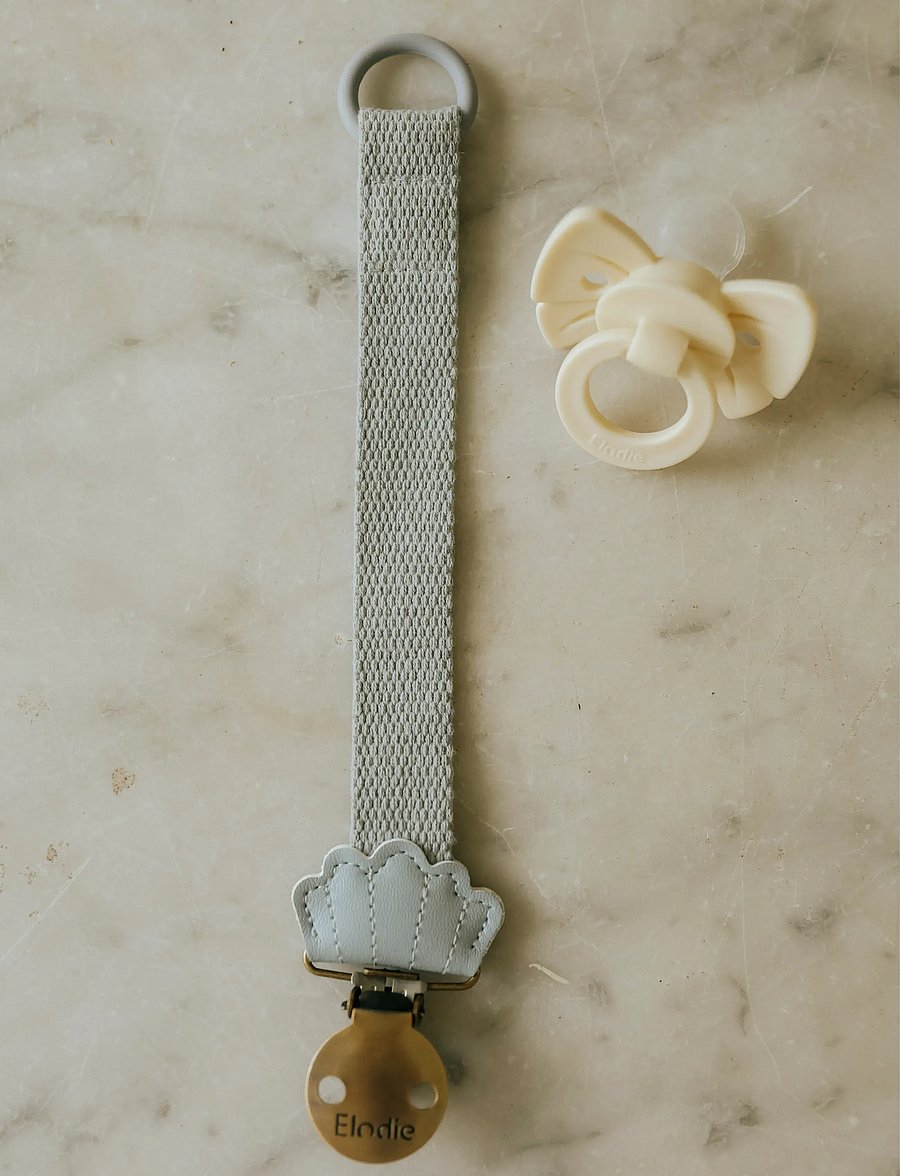 Elodie Details - Pacifier Clip Sunrise Blue Scallop - suttesnore - sunrise blue - 0