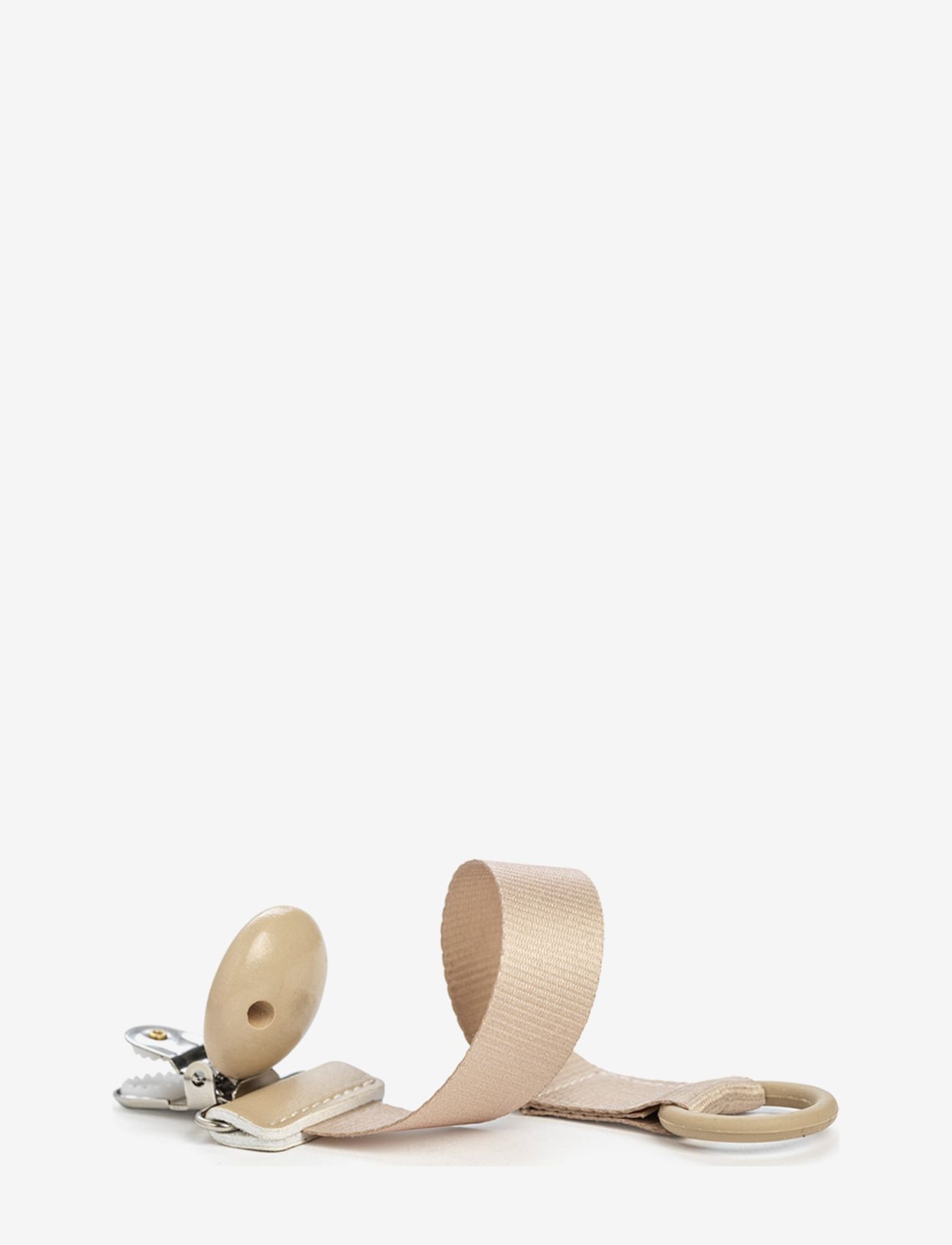 Elodie Details - Pacifier Clip Wood - Pure Khaki - pacifier clips - pure khaki - 2