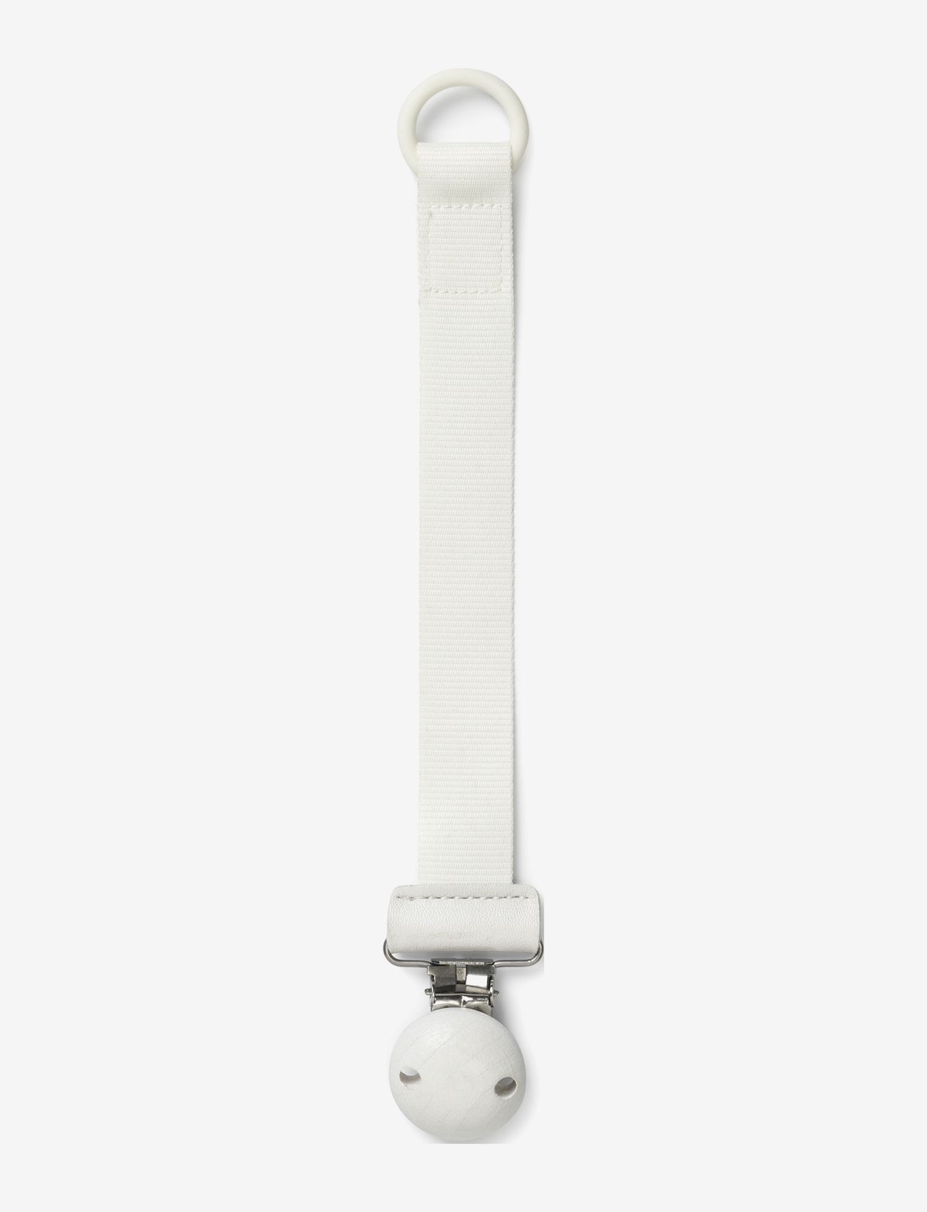 Elodie Details - Pacifier Clip Wood - Vanilla White - pacifier clips - vanilla white - 0