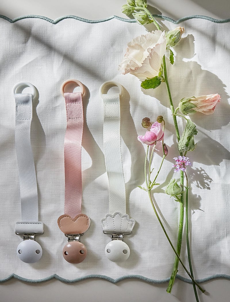 Elodie Details - Pacifier Clip Wood - Blushing Pink - schnullerband - blushing pink - 0
