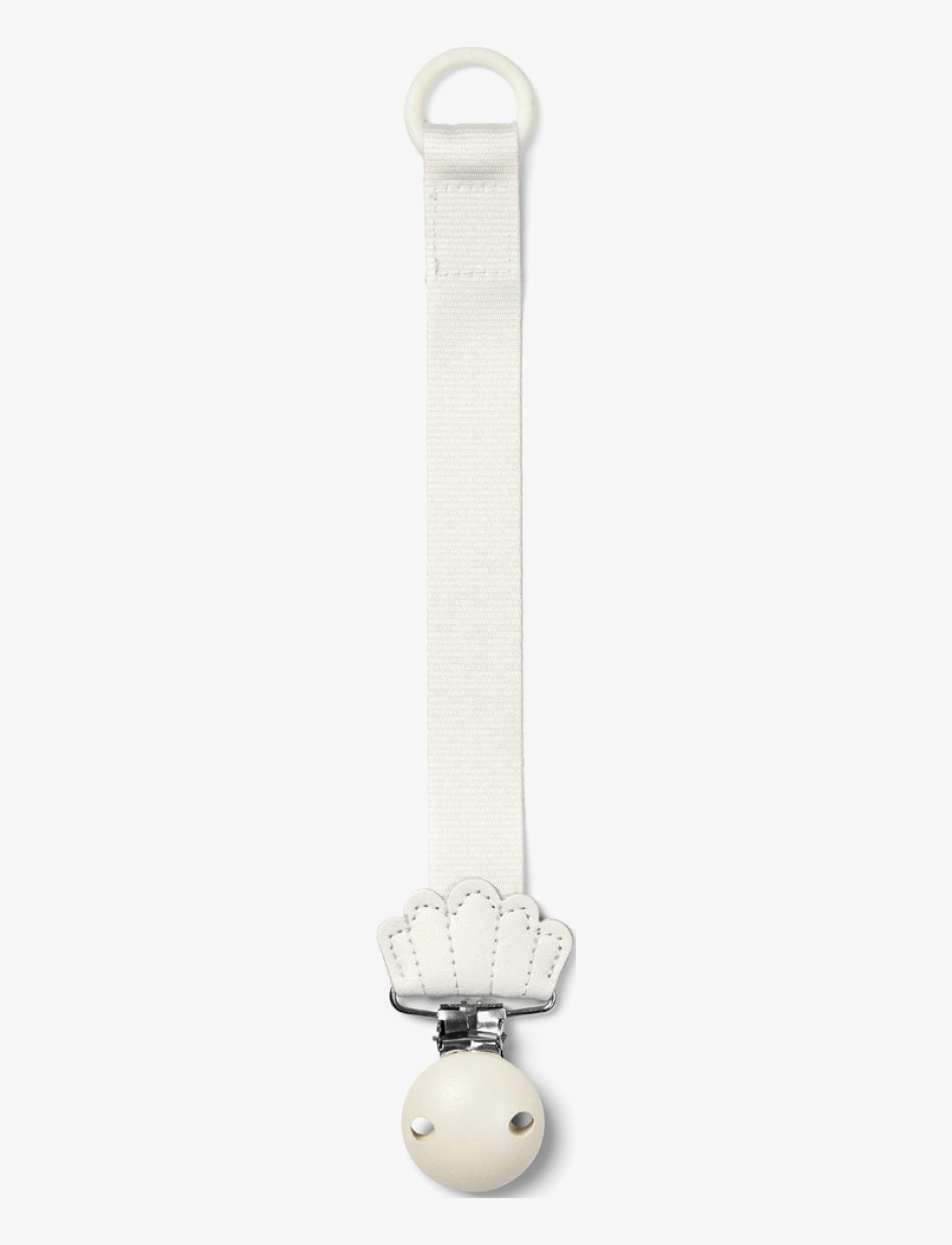 Elodie Details Pacifier Clip Wood - Vanilla White - App deal - VANILLA WHITE / white
