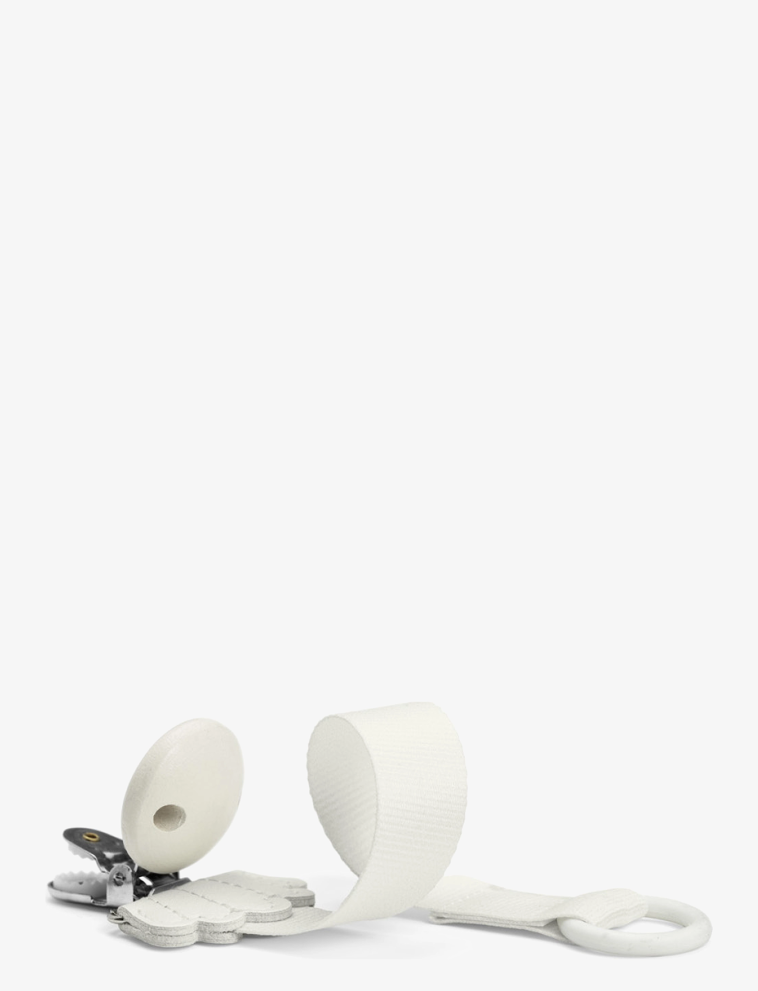 Elodie Details - Pacifier Clip Wood - Vanilla White - suttesnore - vanilla white - 2