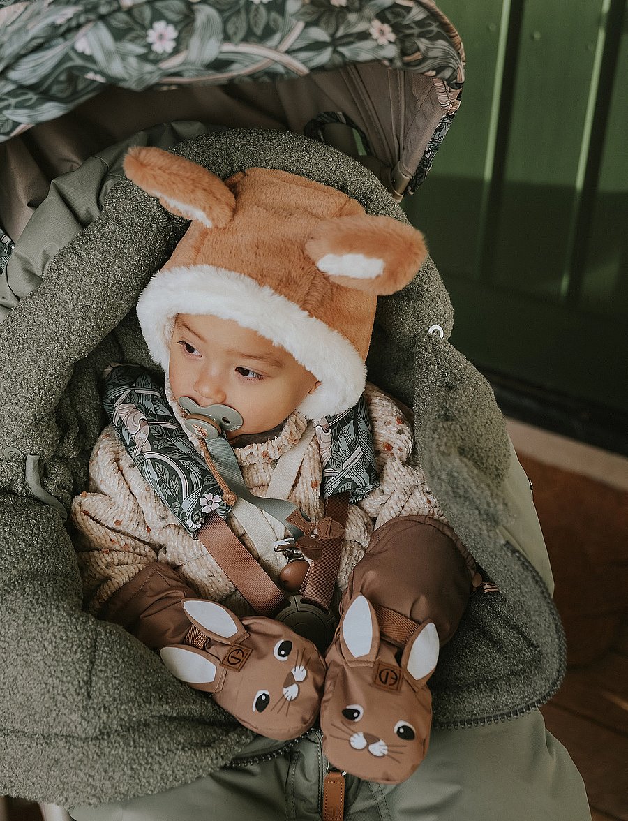 Elodie Details - Pacifier Clip Wood - Hazy Jade Acorn - hazy jade - 0