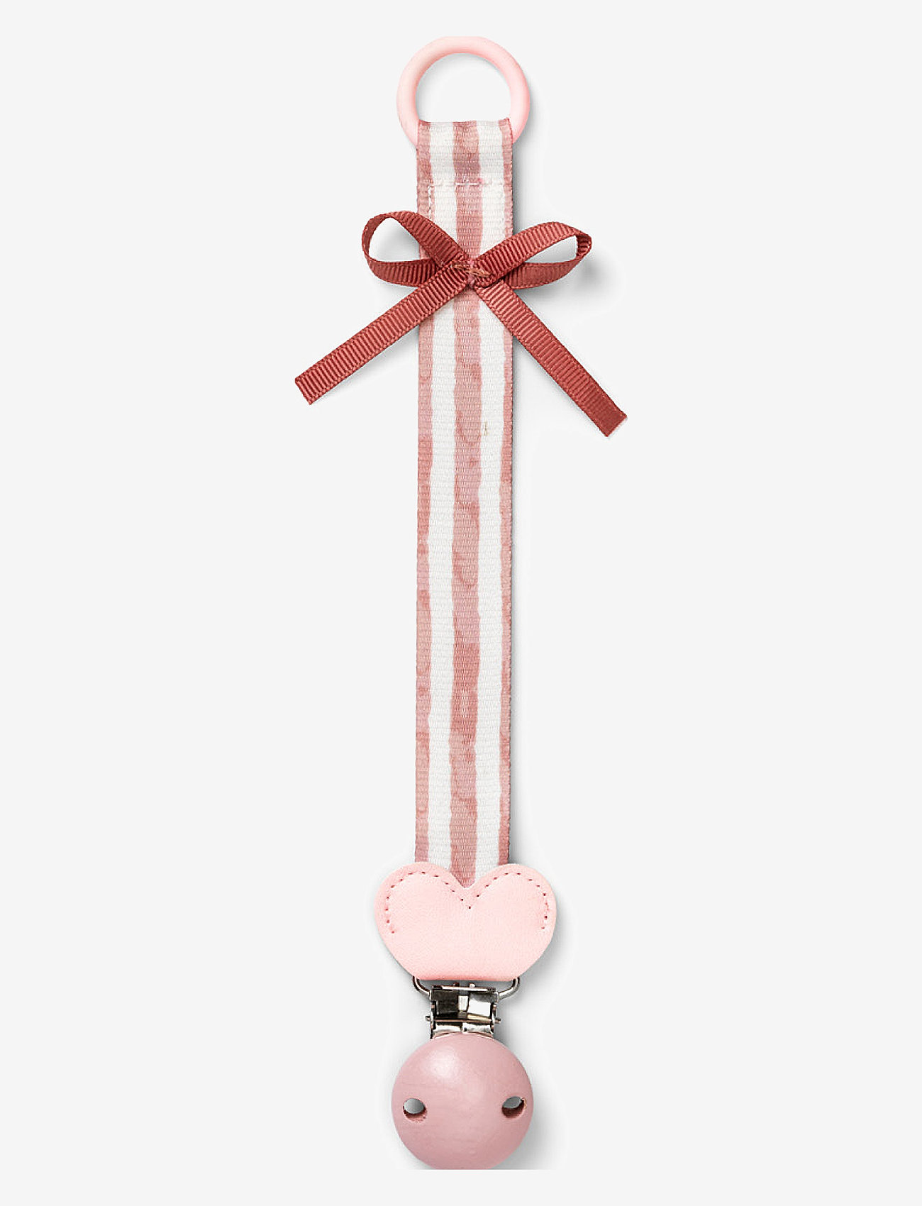 Elodie Details - Pacifier Clip Wood - Candy Stripes - pacifier clips - candy stripes - 1