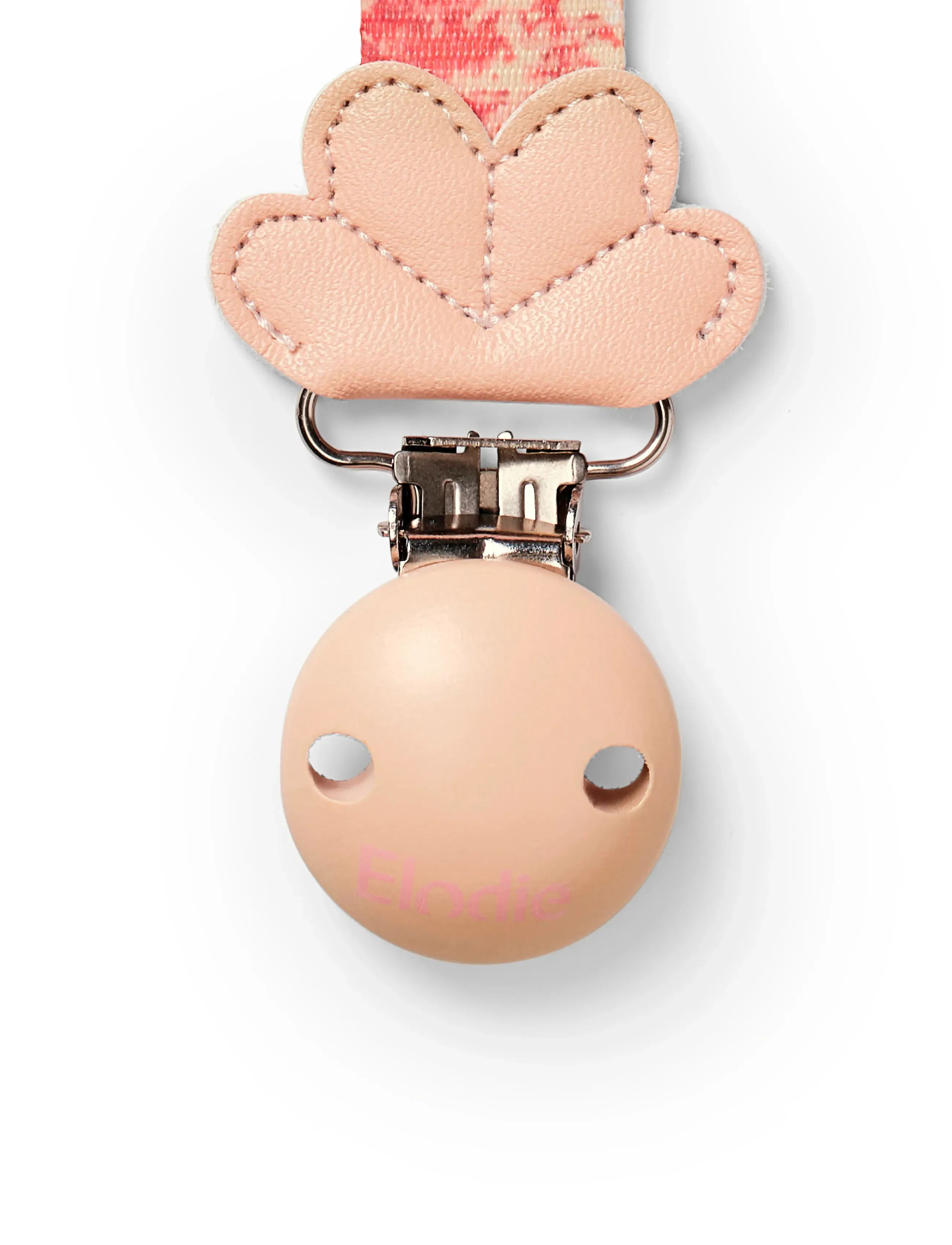 Elodie Details - Pacifier Clip Wood River Rose - suttesnore - river rose - 3