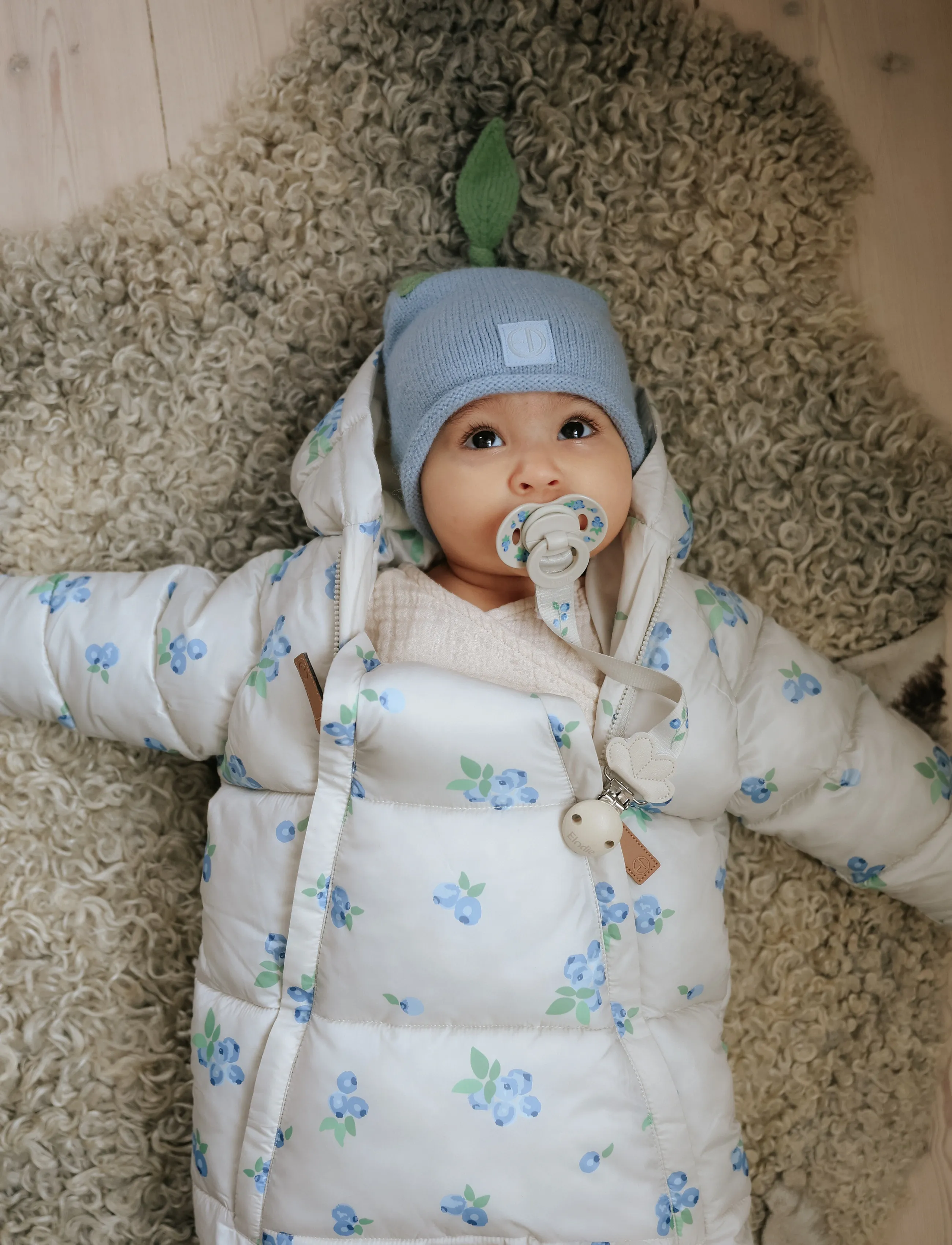 Elodie Details - Pacifier Clip Wood Blueberry Bliss - blueberry bliss - 4
