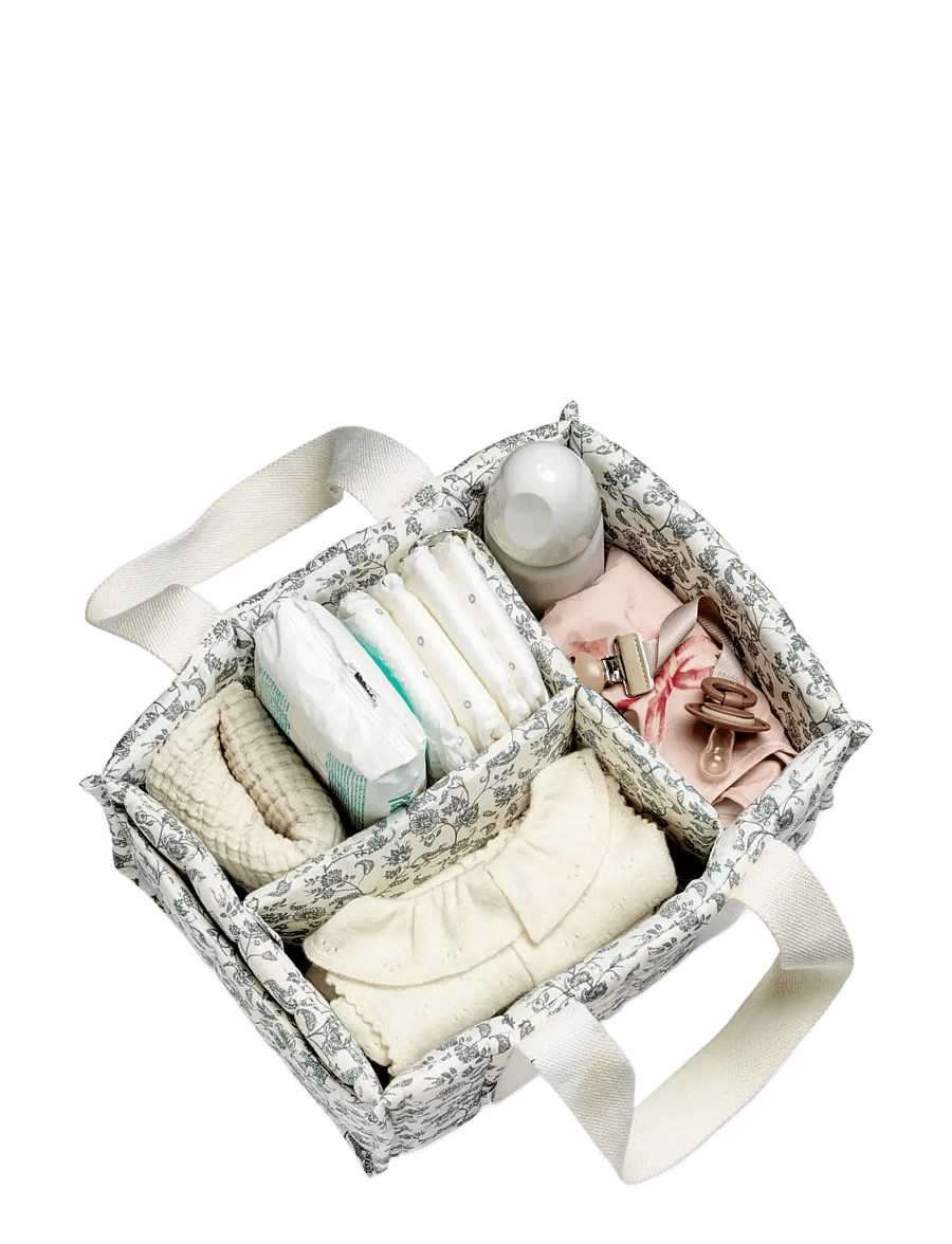 Elodie Details - Diaper Caddy Garden Leo Toile - garden leo toile - 2