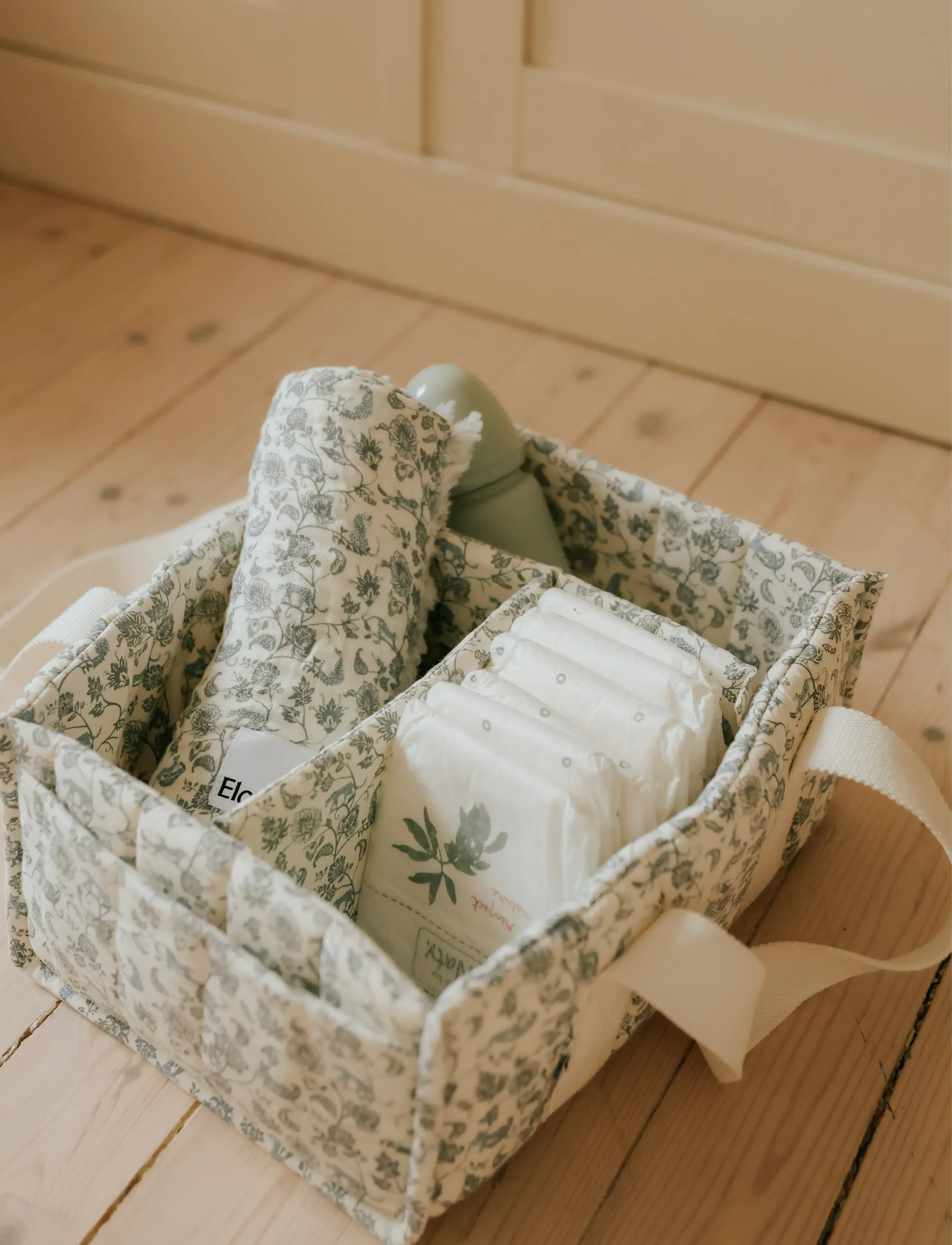 Elodie Details Diaper Caddy Garden Leo Toile, One Size, Cream > Baby Og Graviditet, Børn