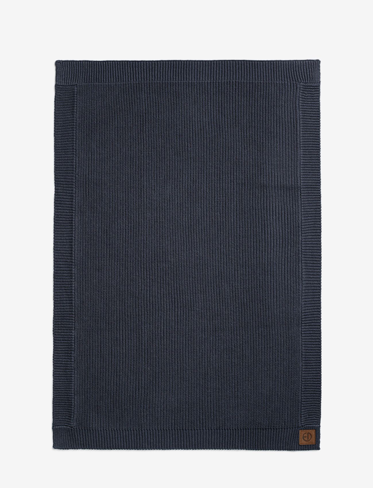 Elodie Details - Wool Knitted Blanket - beebitekid - dk blue - 1