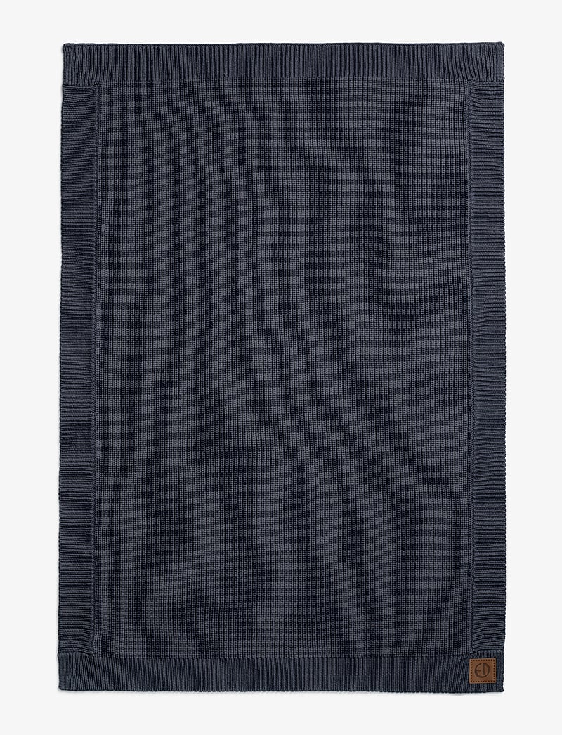 Elodie Details - Wool Knitted Blanket - antklodės kūdikiams - dk blue - 2