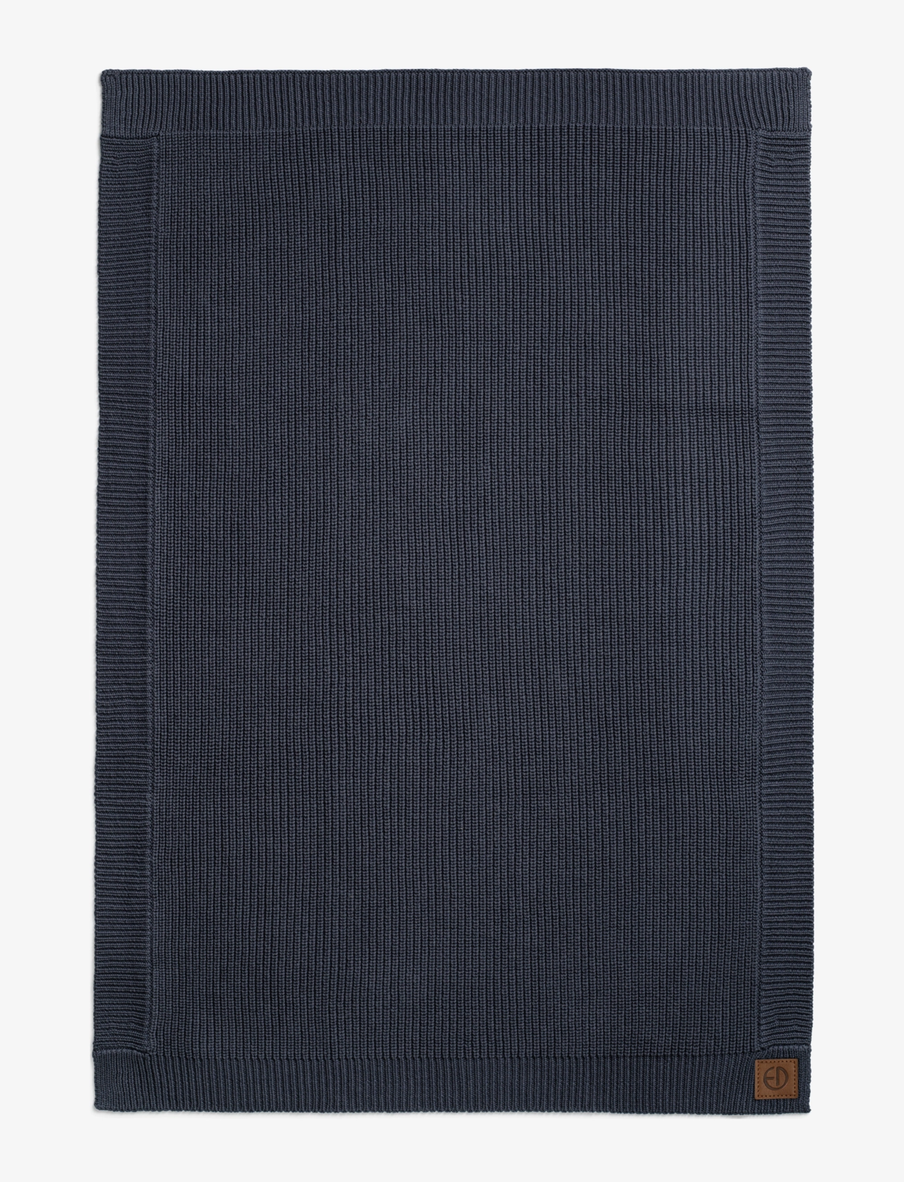 Elodie Details - Wool Knitted Blanket - beebitekid - dk blue - 2