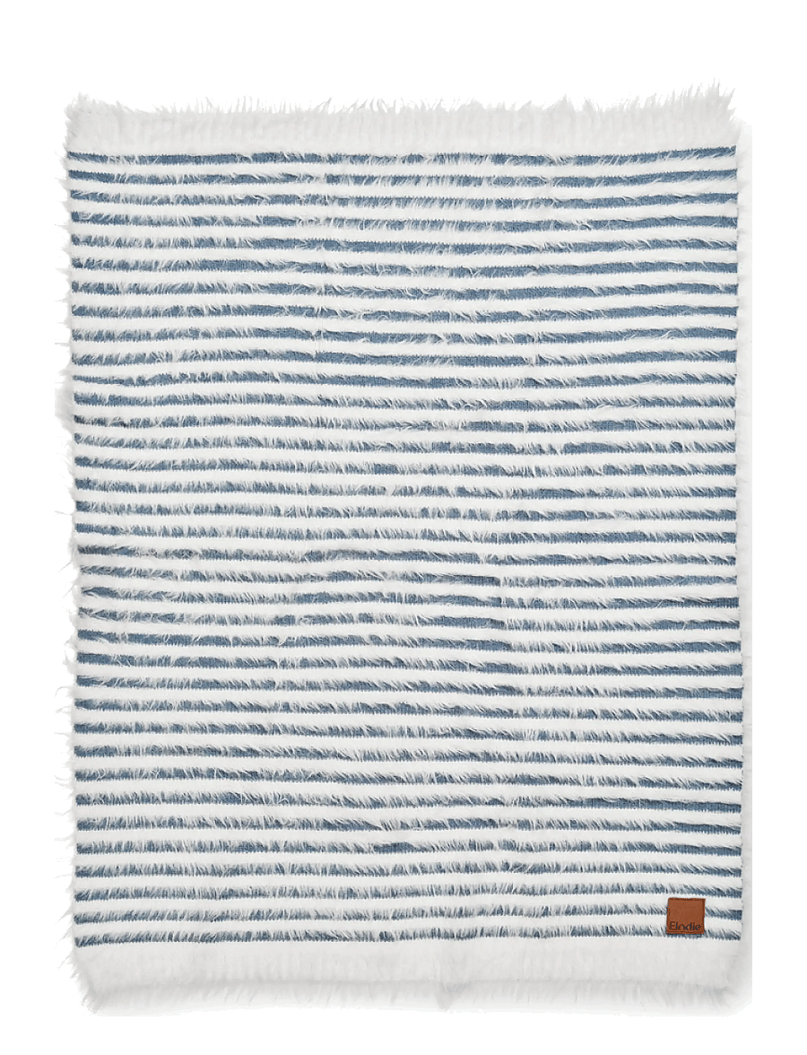 Elodie Details - Furry Knit Blanket - Berry Blue - couvertures pour bébé - berry blue - 2