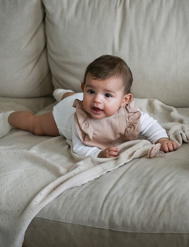 Elodie Details - Pointelle Blanket - Creamy White - beebitekid - creamy white - 0